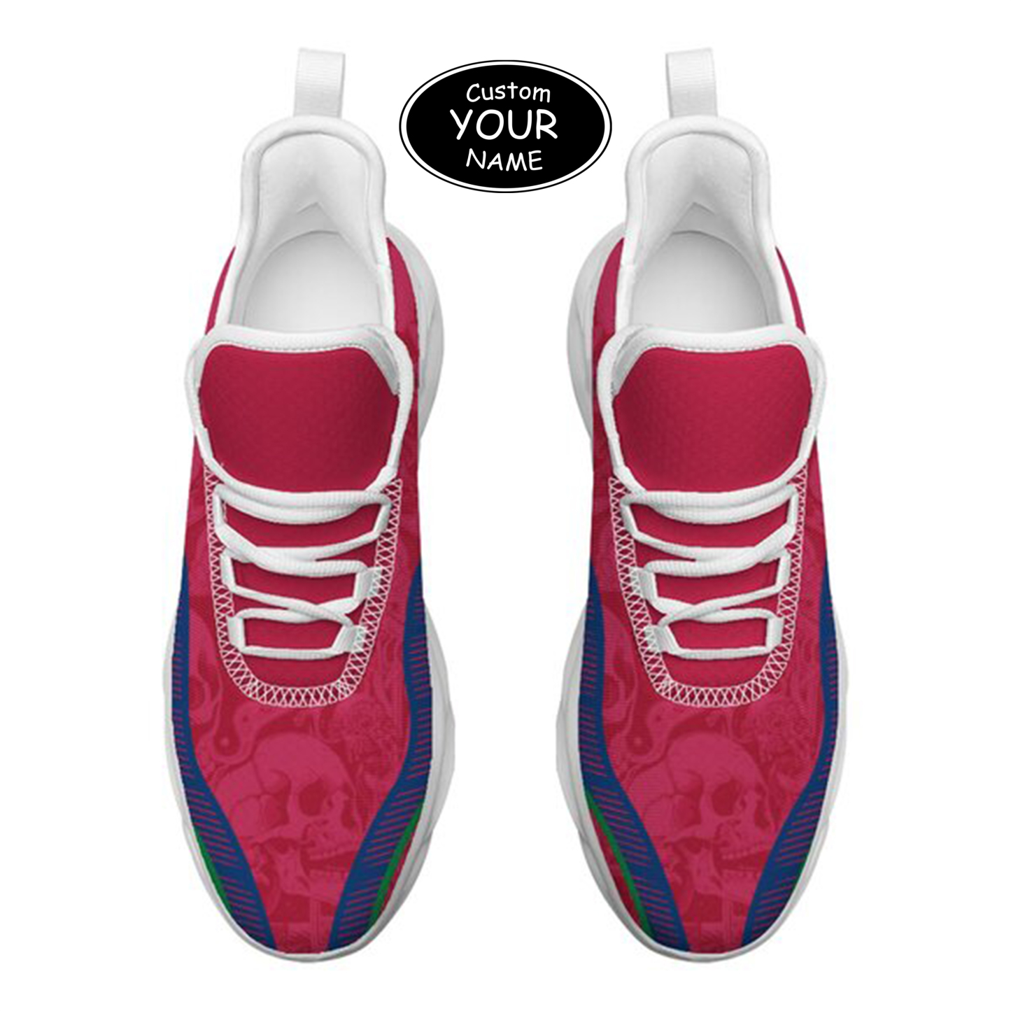 Max Sowl-25-cy-Fresno-18-2, Personalized Fresno State Bulldogs Custom Max Sowl Shoes, Patriotic Running Sneakers, Custom Comfortable Walking Shoes