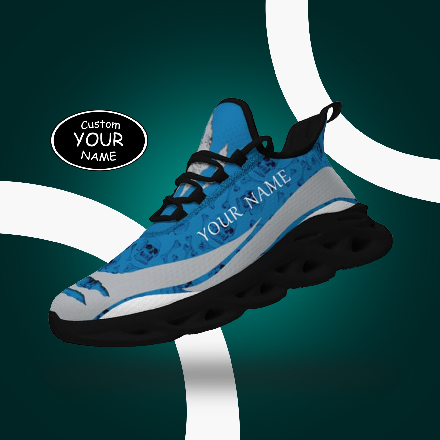 Personalized New York Sneakers, Custom Breathable Walking Shoes, Patri