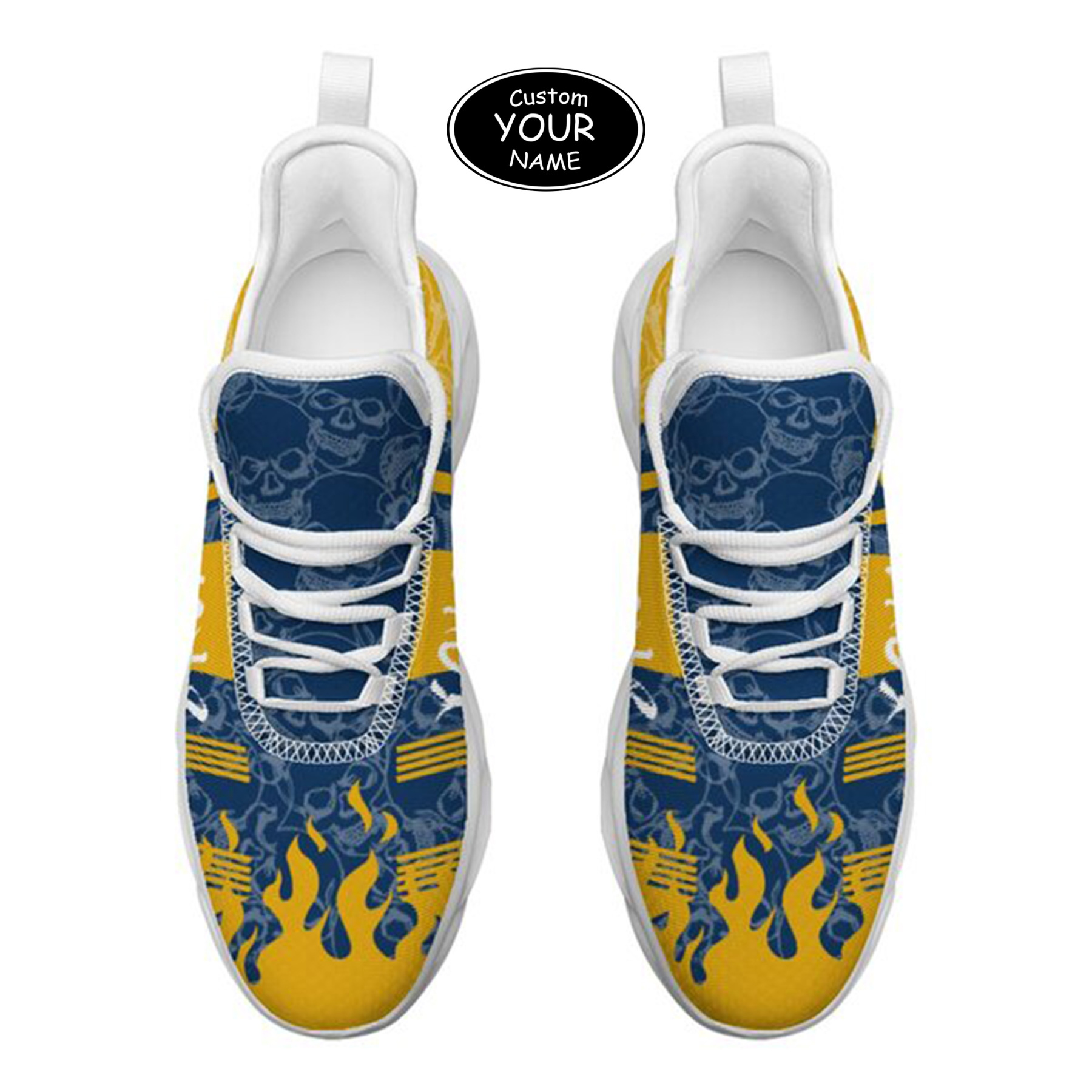 Max Sowl-25-yy-Morgantown-20-3, Personalized West Virginia Mountaineers Custom Max Sowl Shoes, Patriotic Running Sneakers, Custom Comfortable Walking Shoes