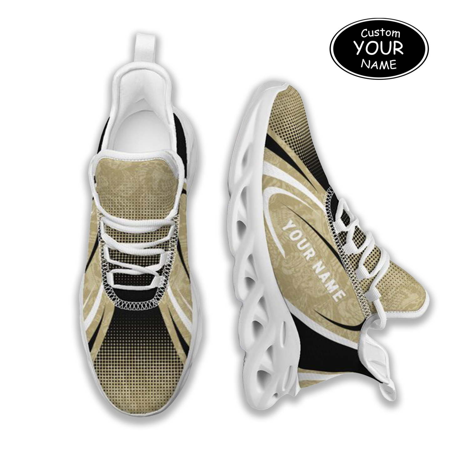 Max Sowl-25-yy-Orlando-11-6, Personalized UCF Knights Custom Max Sowl Shoes, Personalized Skull Sport Footwear, Custom Color-Blocked Running Shoes