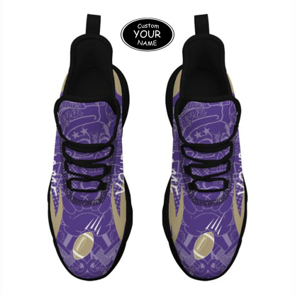 Max Sowl-25-yy-Seattle-13-4, Personalized Washington Huskies Custom Max Sowl Shoes, Personalized Sport Footwear, Custom Color-Blocked Running Shoes
