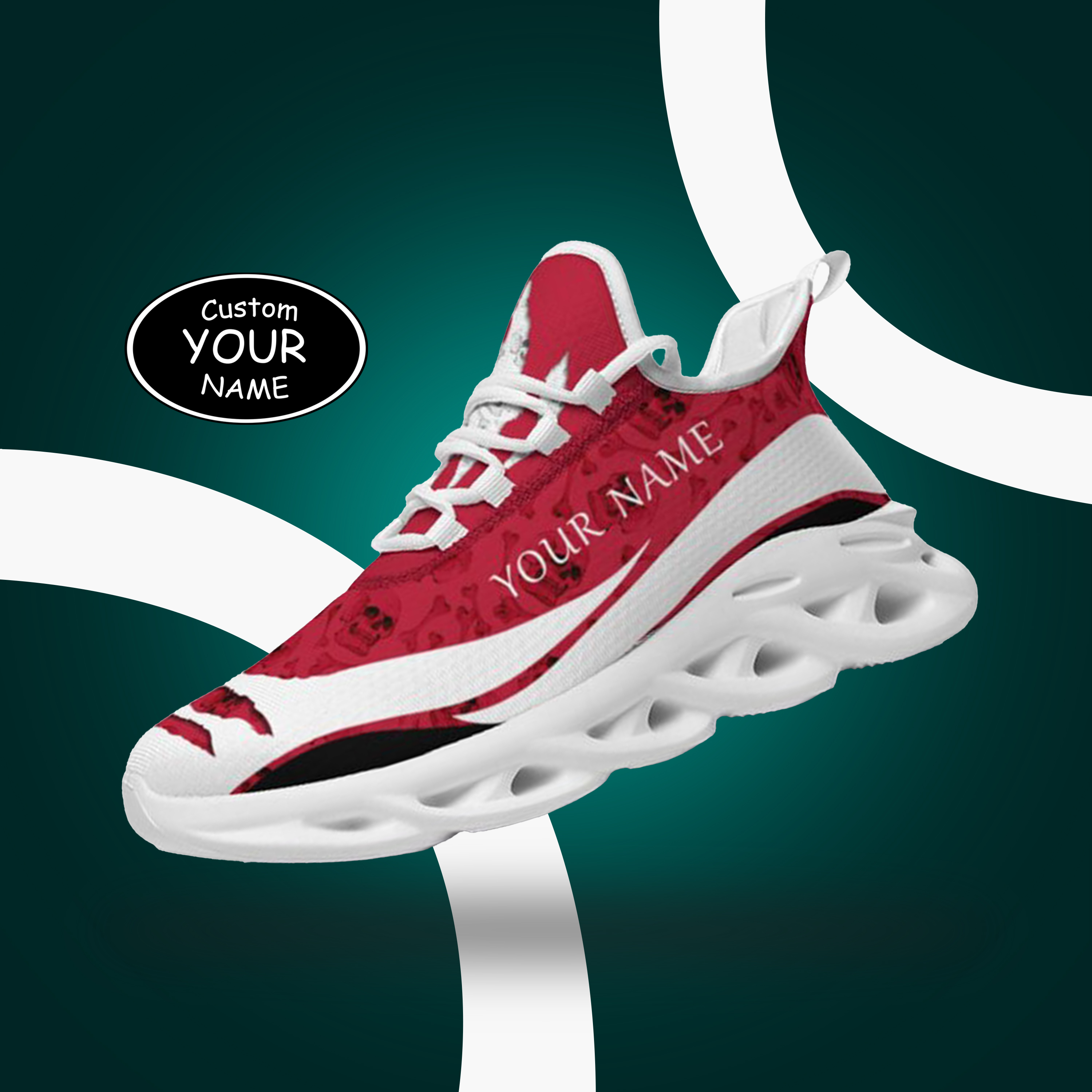 Max Sowl-25-cy-Kansas City-18-3,Personalized  Minnesota Sneakers, Custom Breathable Walking Shoes, Patriotic Running Shoes