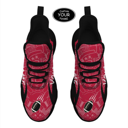 Max Sowl-25-yy-Athens-8-4, Personalized Georgia Bulldogs Custom Max Sowl Shoes, Personalized Sport Footwear, Custom Color-Blocked Running Shoes