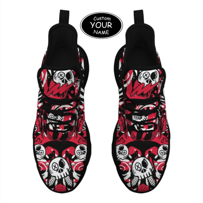 Max Sowl-25-cy-Kansas City-18-7, Personalized Kansas City Sneakers, Custom Breathable Walking Shoes, Patriotic Running Shoes