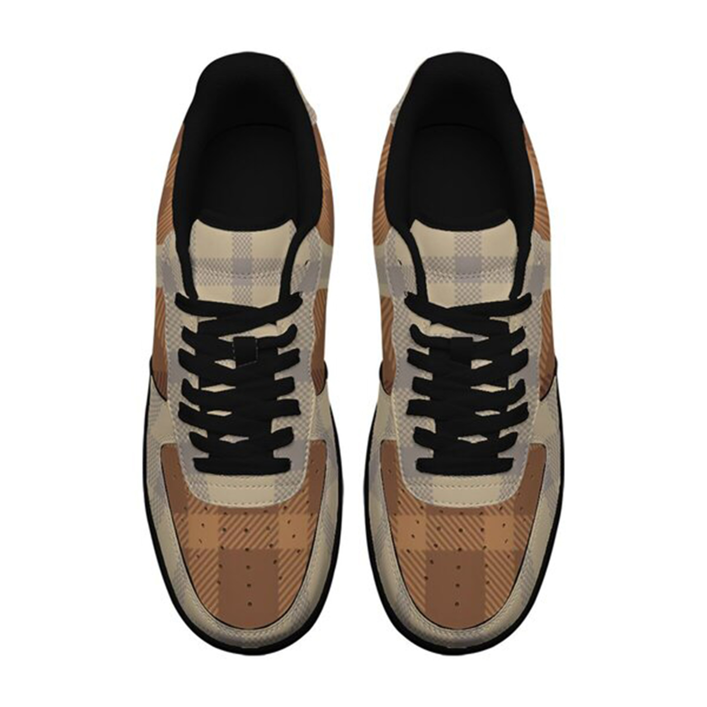 Air Force 1-25-yy-Quiet Luxe-8, Personalized Light Luxury Vintage Sneakers, Custom Patchwork Design, Light Breathable, Casual Walking Shoes, Fashion Sneakers