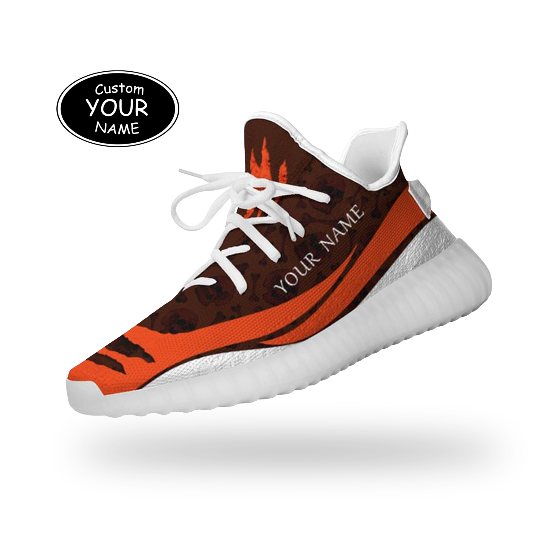 SH051-25-cy-Cleveland-8-3，Personalized  Cleveland Sneakers, Custom Breathable Walking Shoes, Patriotic Running Shoes