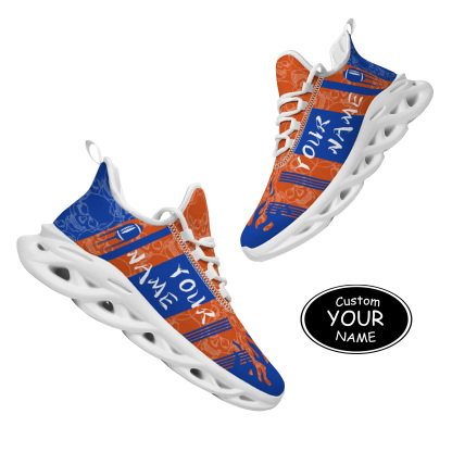 Max Sowl-25-yy-Boise-23-3, Personalized Boise State Broncos Custom Max Sowl Shoes, Patriotic Running Sneakers, Custom Comfortable Walking Shoes