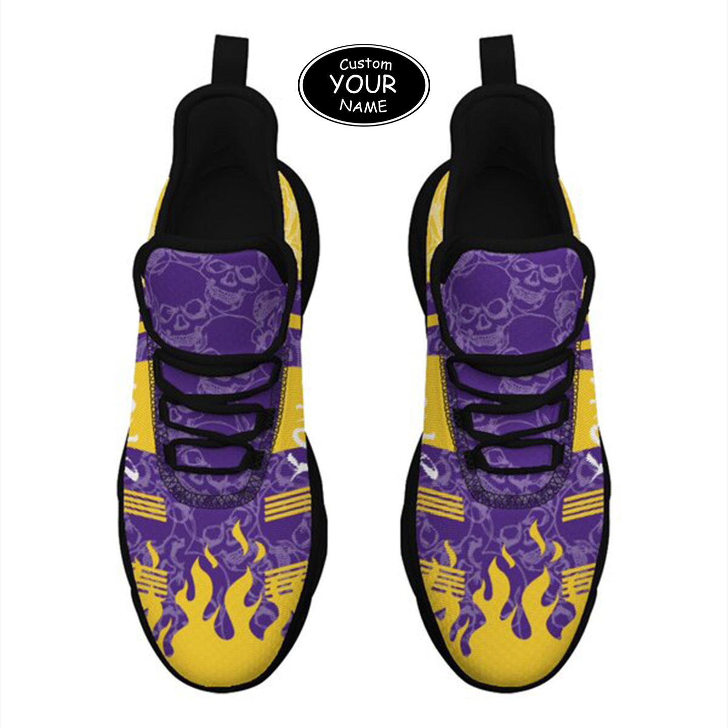 Max Sowl-25-yy-Baton Rouge-6-3, Personalized LSU Tigers Custom Max Sowl Shoes, Patriotic Running Sneakers, Custom Comfortable Walking Shoes