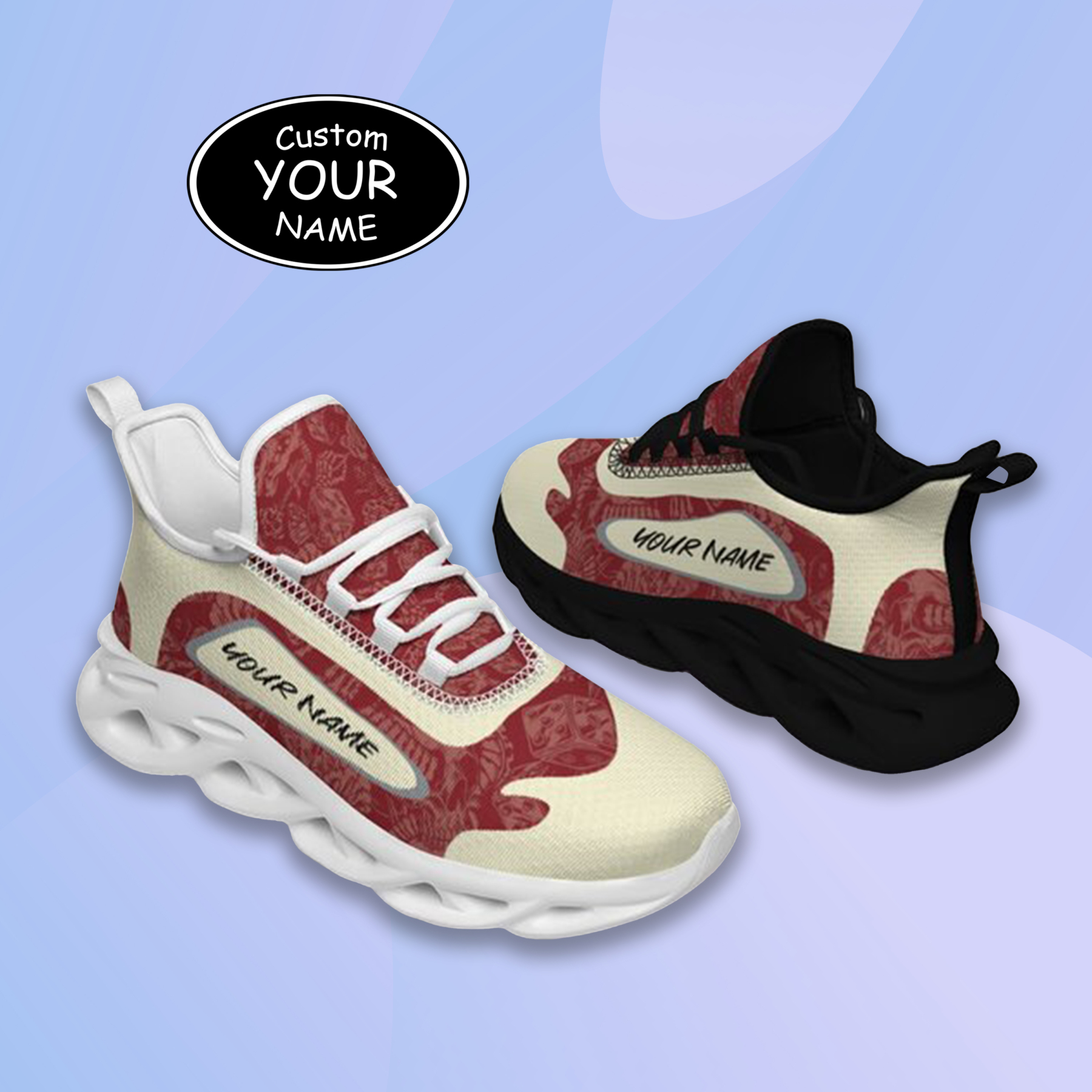 Personalized Oklahoma Sooners Custom Max Sowl Shoes, Patriotic Running Sneakers, Custom Comfortable Walking Shoes