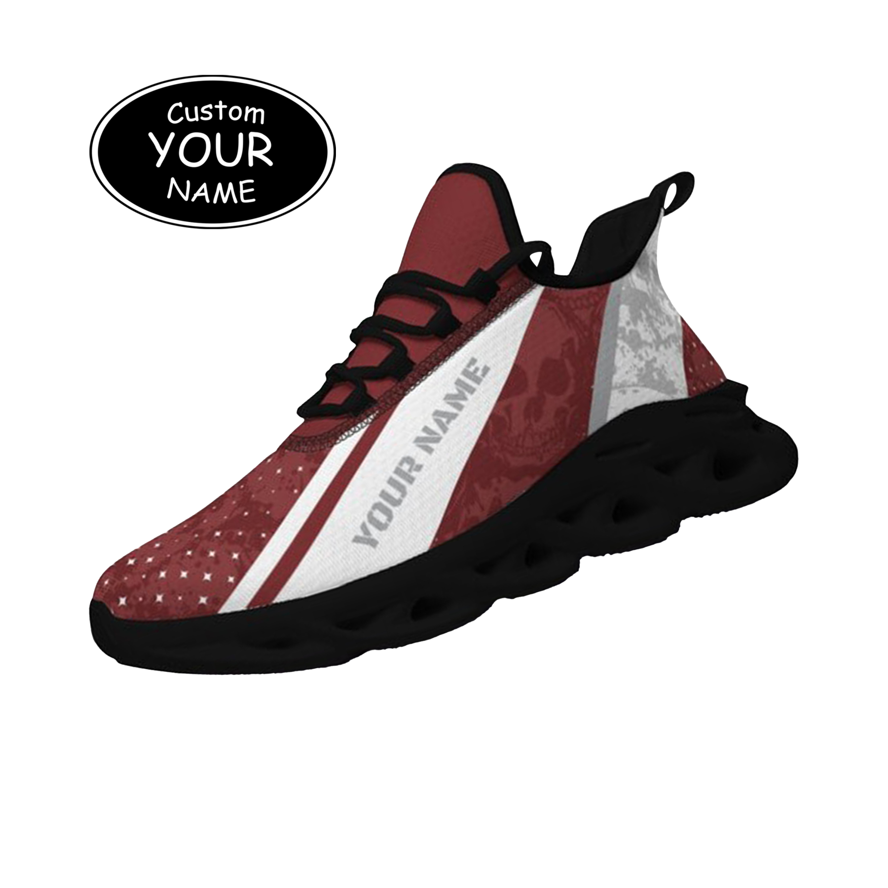 Max Sowl-25-cy-College Station-16-1, Personalized Texas A&M Aggies Custom Max Sowl Shoes, Patriotic Running Sneakers, Custom Comfortable Walking Shoes