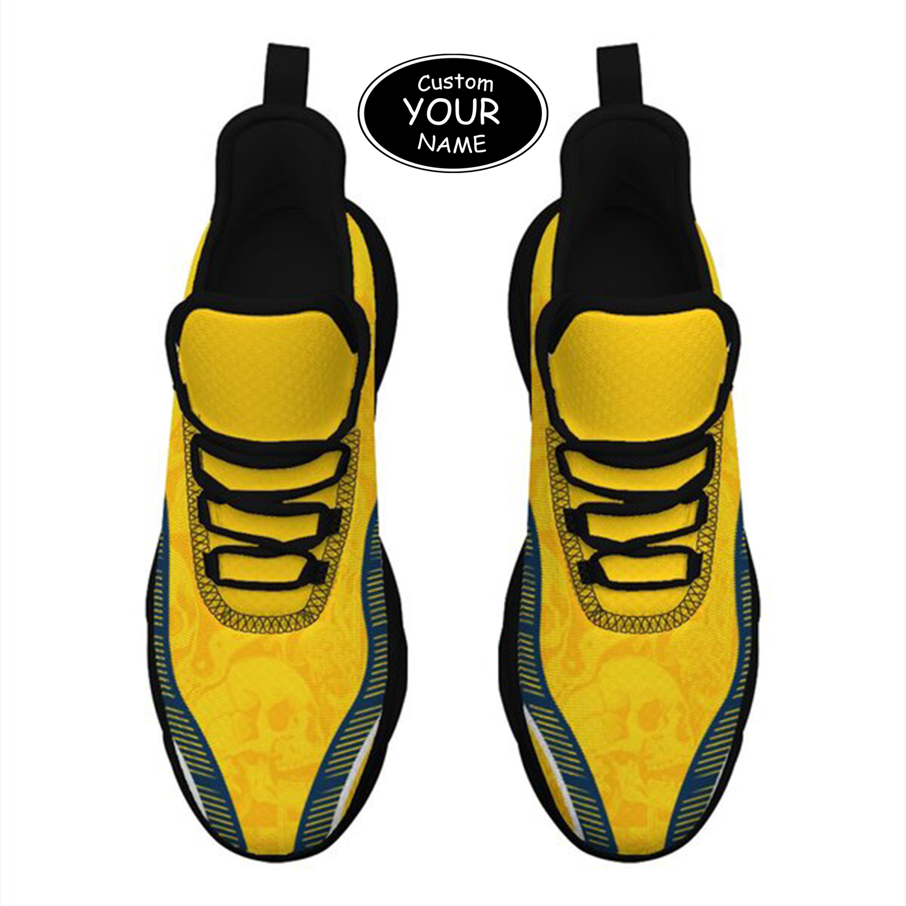 Max Sowl-25-cy-Ann Arbor-14-2, Personalized Michigan Wolverines Custom Max Sowl Shoes, Patriotic Running Sneakers, Custom Comfortable Walking Shoes