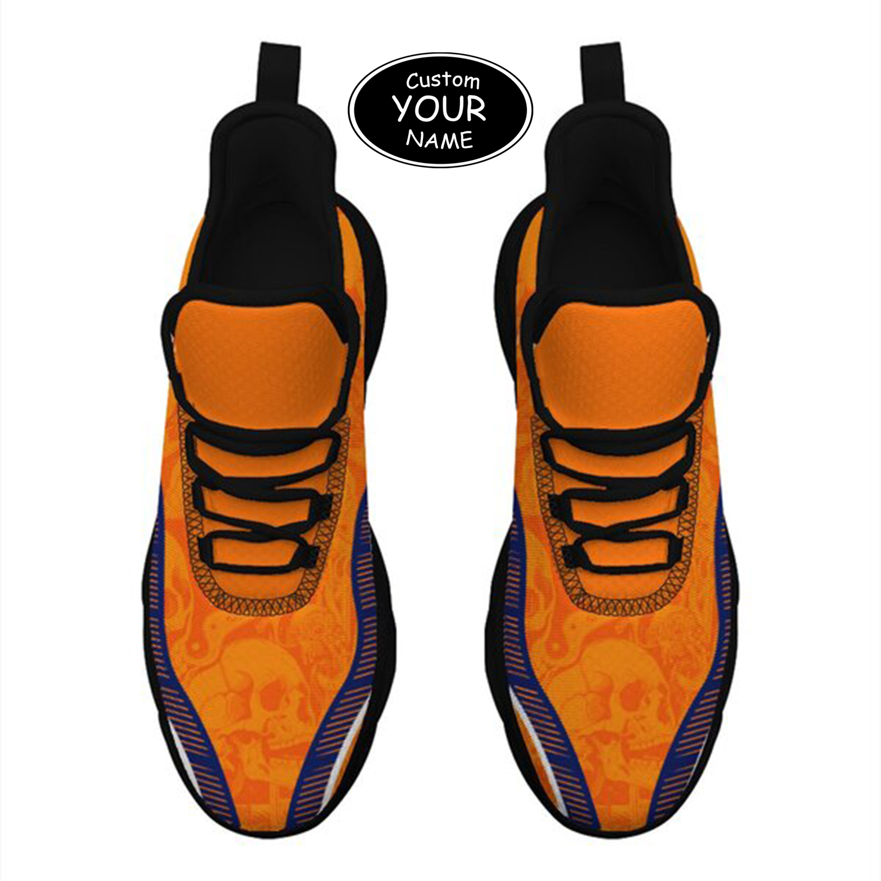 Max Sowl-25-cy-Syracuse-15-2, Personalized Syracuse Orange Custom Max Sowl Shoes, Patriotic Running Sneakers, Custom Comfortable Walking Shoes