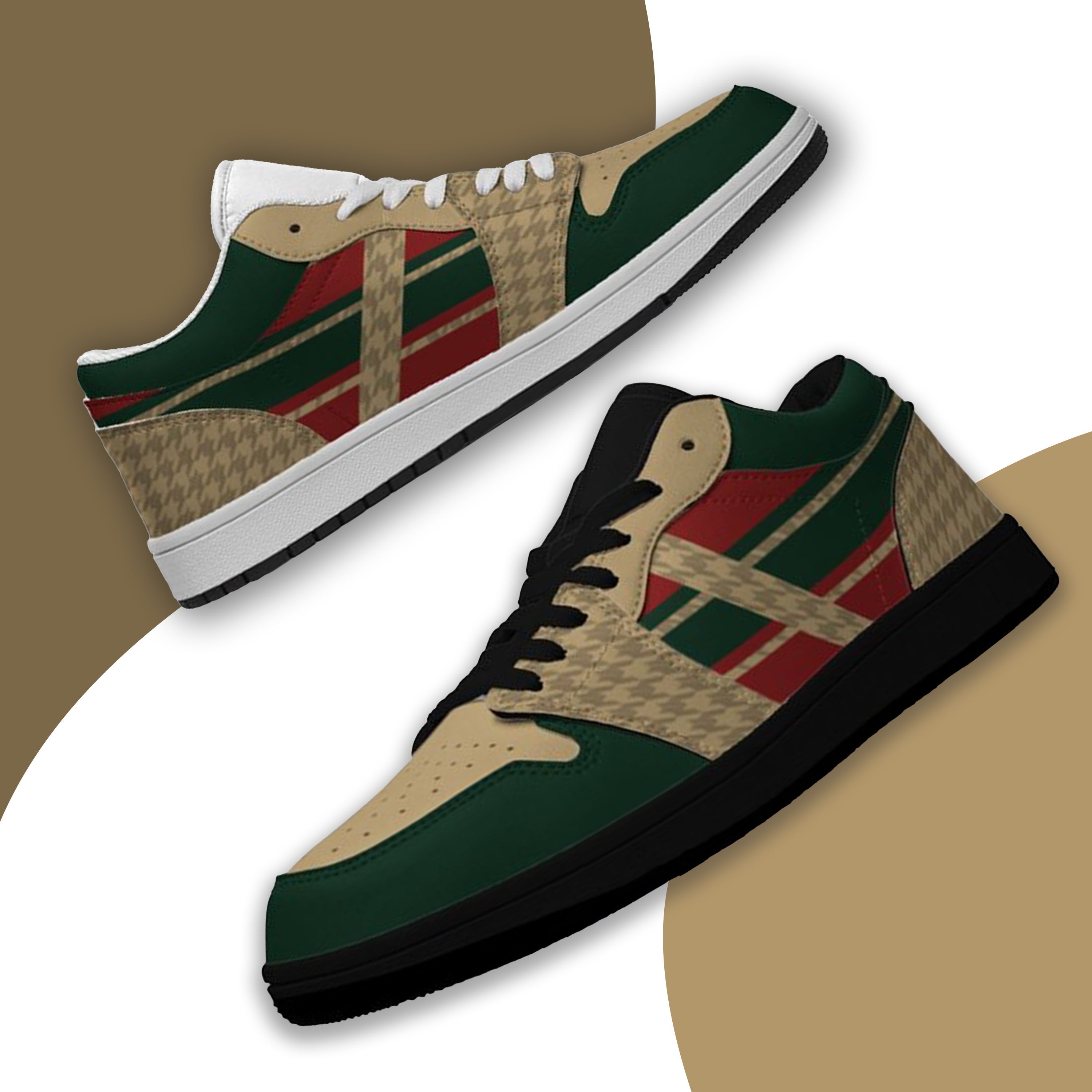 Jordan 1-25-cy-Quiet Luxe-1, Personalized Light Luxury Vintage Sneakers for Men Women, Soft-Sole Shoes, Breathable and Comfort Walking Shoes for Casual Dress, Gift for Birthday、Christmas