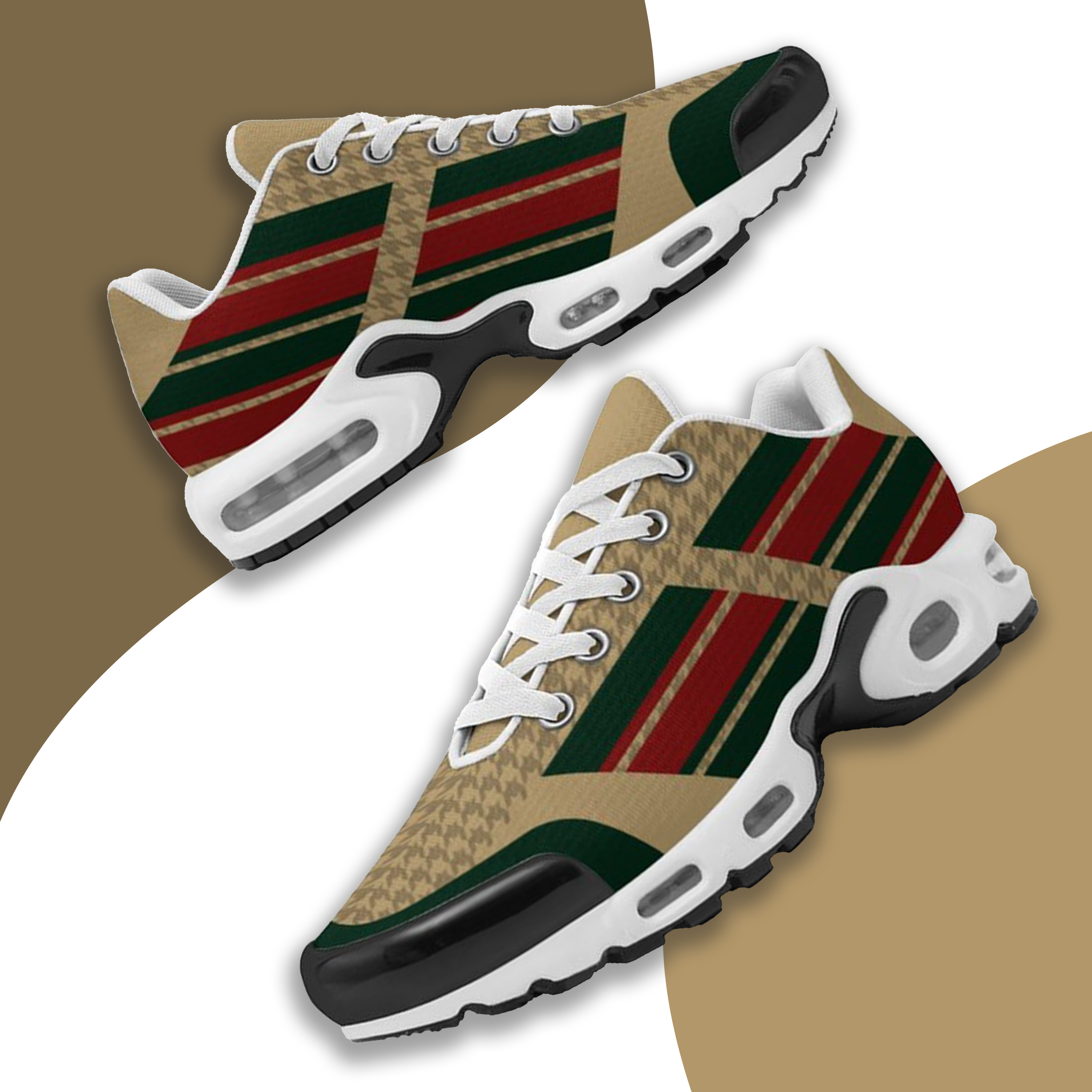 TN-25-cy-Quiet Luxe-1, Personalized Light Luxury Vintage Sneakers for Men Women, Soft-Sole Shoes, Breathable and Comfort Walking Shoes for Casual Dress, Gift for Birthday、Christmas