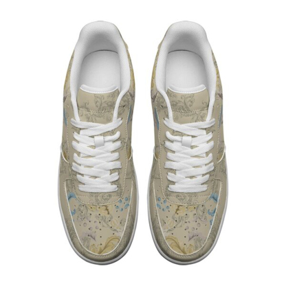 Air Force 1-25-cy-Quiet Luxe-6, Personalized Light Luxury Vintage Sneakers, Breathable Running Shoes, Printed Luxury-inspired Design, Anti-Slip Athletic Shoes, Lightweight Walking Sneakers