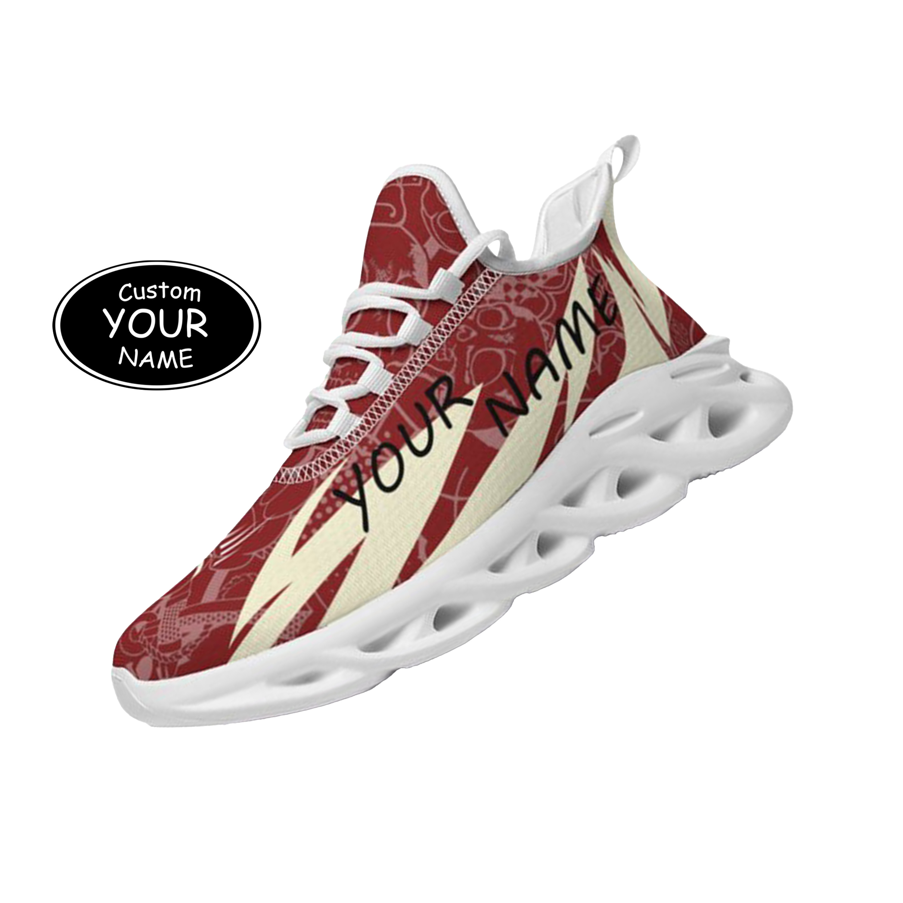 Max Sowl-25-yy-Norman-4-4, Personalized Oklahoma Sooners Custom Max Sowl Shoes, Personalized Sport Footwear, Custom Color-Blocked Running Shoes