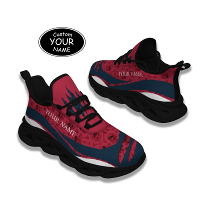 Max Sowl-25-cy-Houston-12-3，Personalized  Houston Sneakers, Custom Breathable Walking Shoes, Patriotic Running Shoes