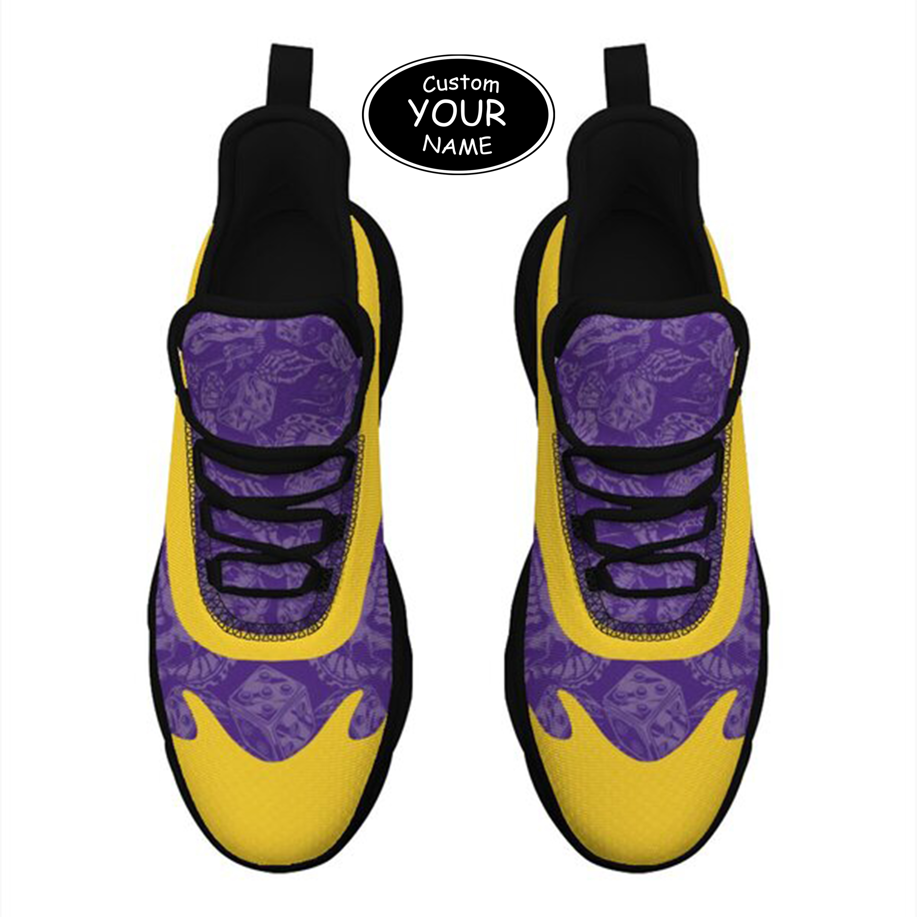 Max Sowl-25-cy-Baton Rouge-6-3, Personalized LSU Tigers Custom Max Sowl Shoes, Patriotic Running Sneakers, Custom Comfortable Walking Shoes