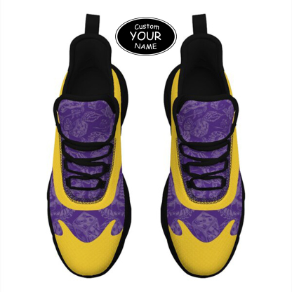 Max Sowl-25-cy-Baton Rouge-6-3, Personalized LSU Tigers Custom Max Sowl Shoes, Patriotic Running Sneakers, Custom Comfortable Walking Shoes