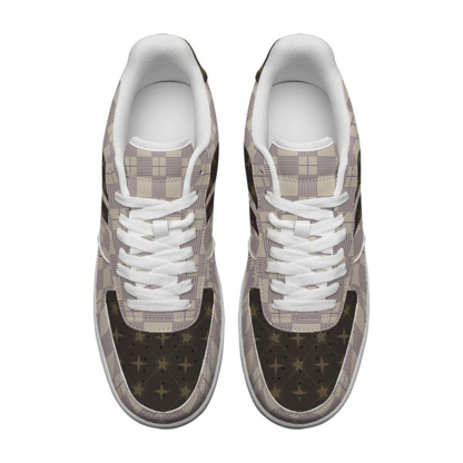 Air Force 1-25-cy-Quiet Luxe-5, Personalized Light Luxury Vintage Sneakers, Breathable Running Shoes, Luxury-inspired Design, Anti-Slip Athletic Shoes, Comfort  Walking  Sneakers