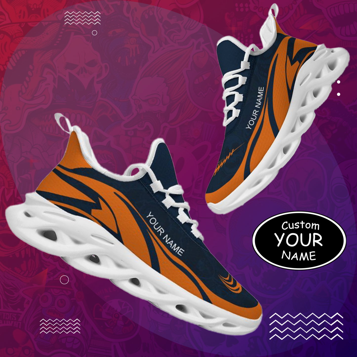 Personalized  Ohio Sneakers, Custom Breathable Walking Shoes, Patriotic Running Shoes