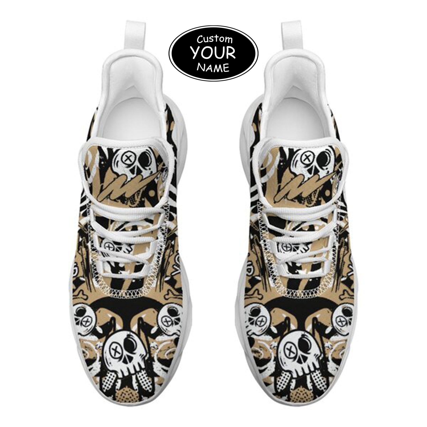 Max Sowl-25-cy-New Orleans-19-7, Personalized New Orleans Sneakers, Custom Breathable Walking Shoes, Patriotic Running Shoes