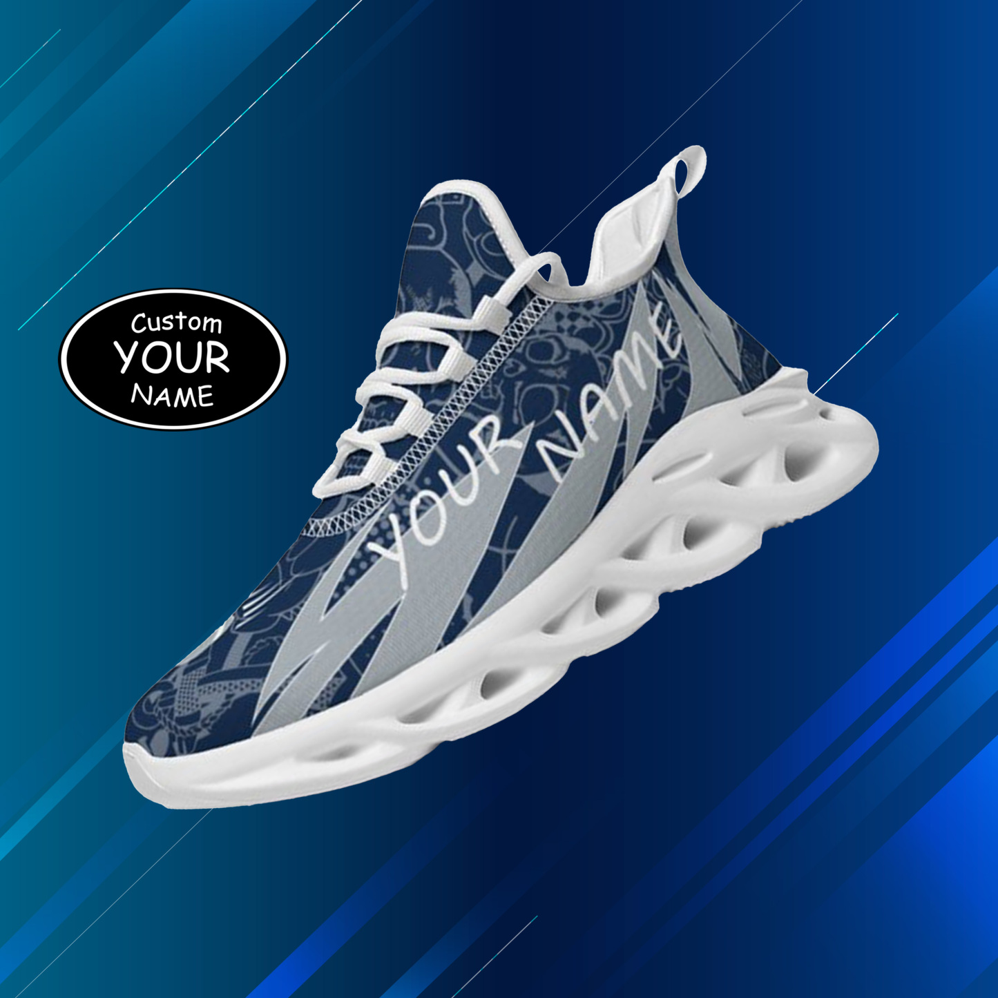 Personalized Penn State Nittany Lions Custom Max Sowl Shoes, Personalized Sport Footwear, Custom Color-Blocked Running Shoes
