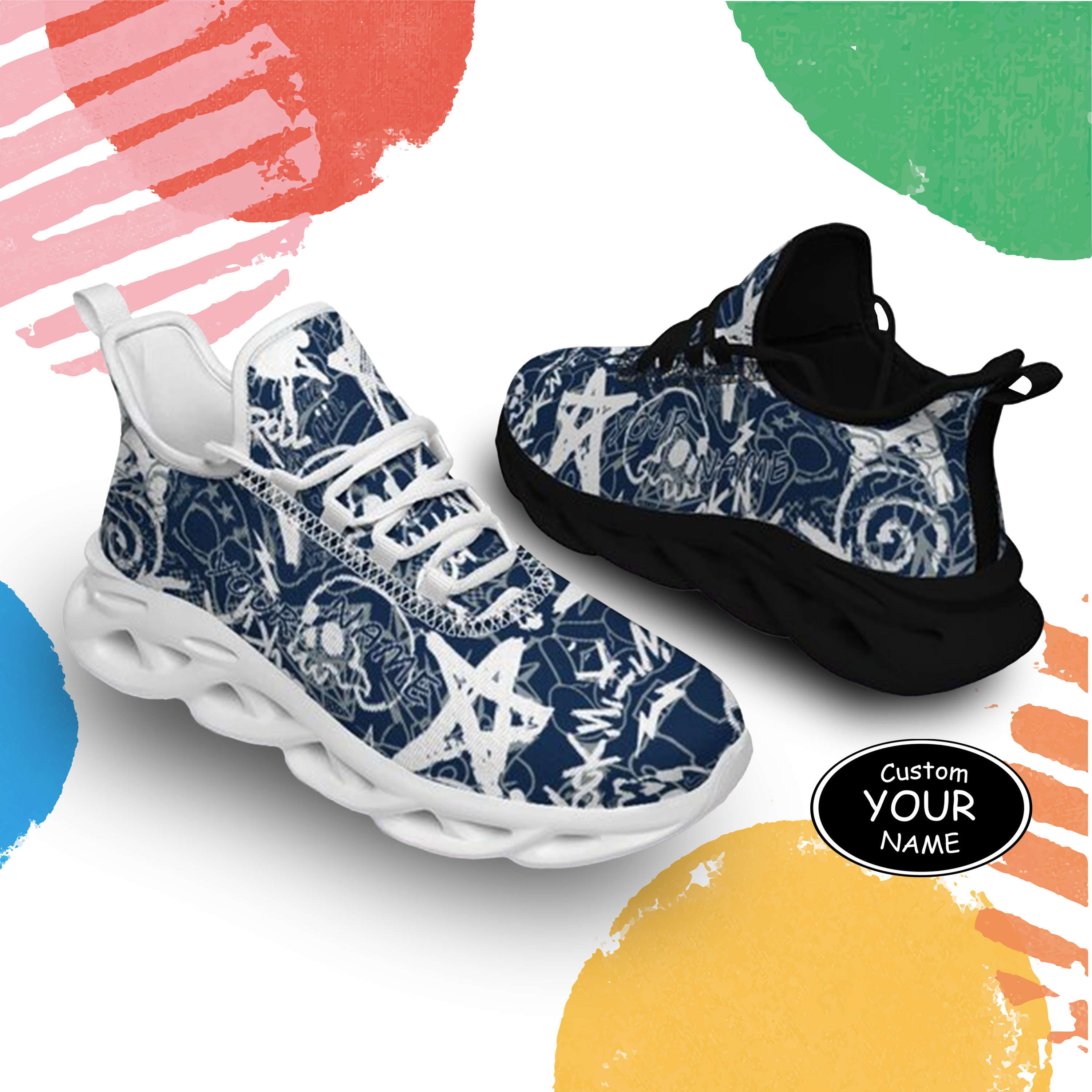 Max Sowl-25-yy-Dallas-9-8, Personalized Dallas Sneakers, Custom Breathable Walking Shoes, Patriotic Running Shoes