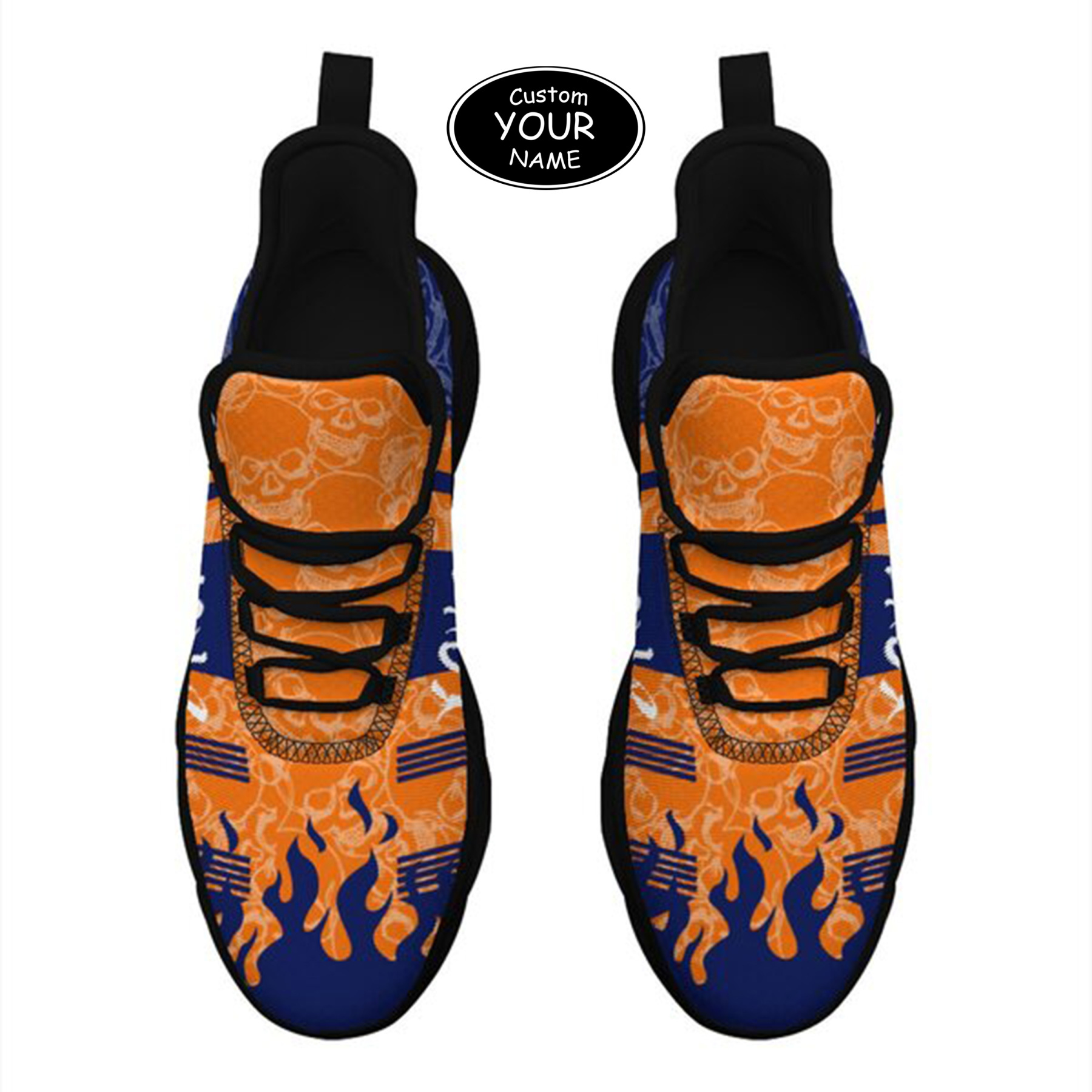 Max Sowl-25-yy-Syracuse-15-3, Personalized Syracuse Orange Custom Max Sowl Shoes, Patriotic Running Sneakers, Custom Comfortable Walking Shoes