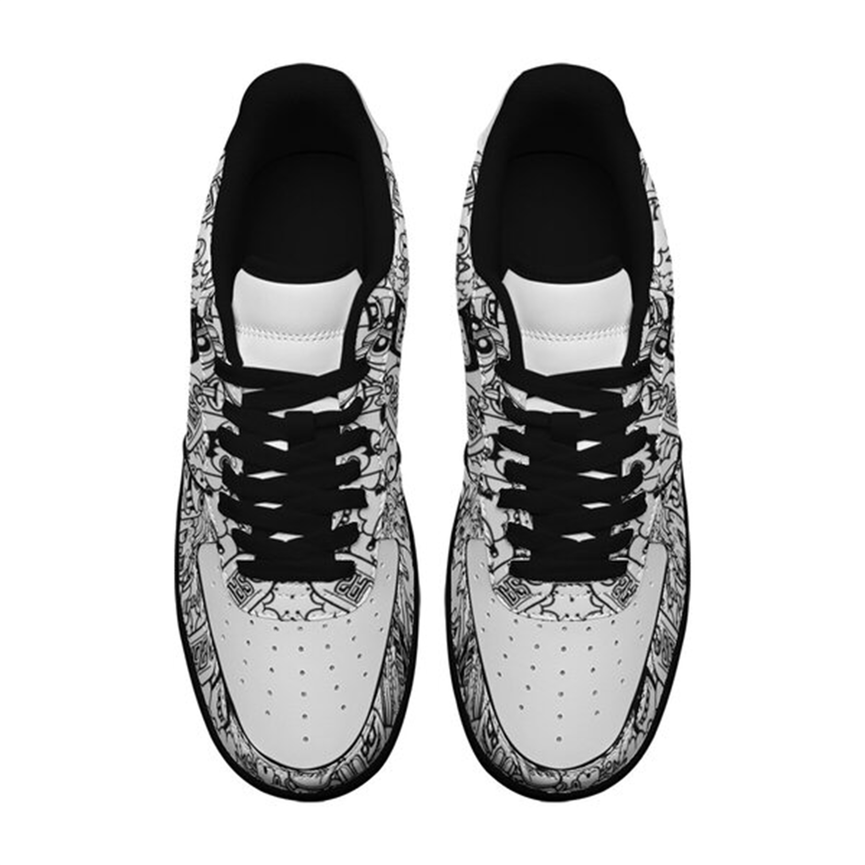 Air Force 1-25-yy-Quiet Luxe-10, Personalized Light Luxury Vintage Sneakers, Custom Printed Design, Light Breathable, Casual Walking Shoes, Fashion Sneakers