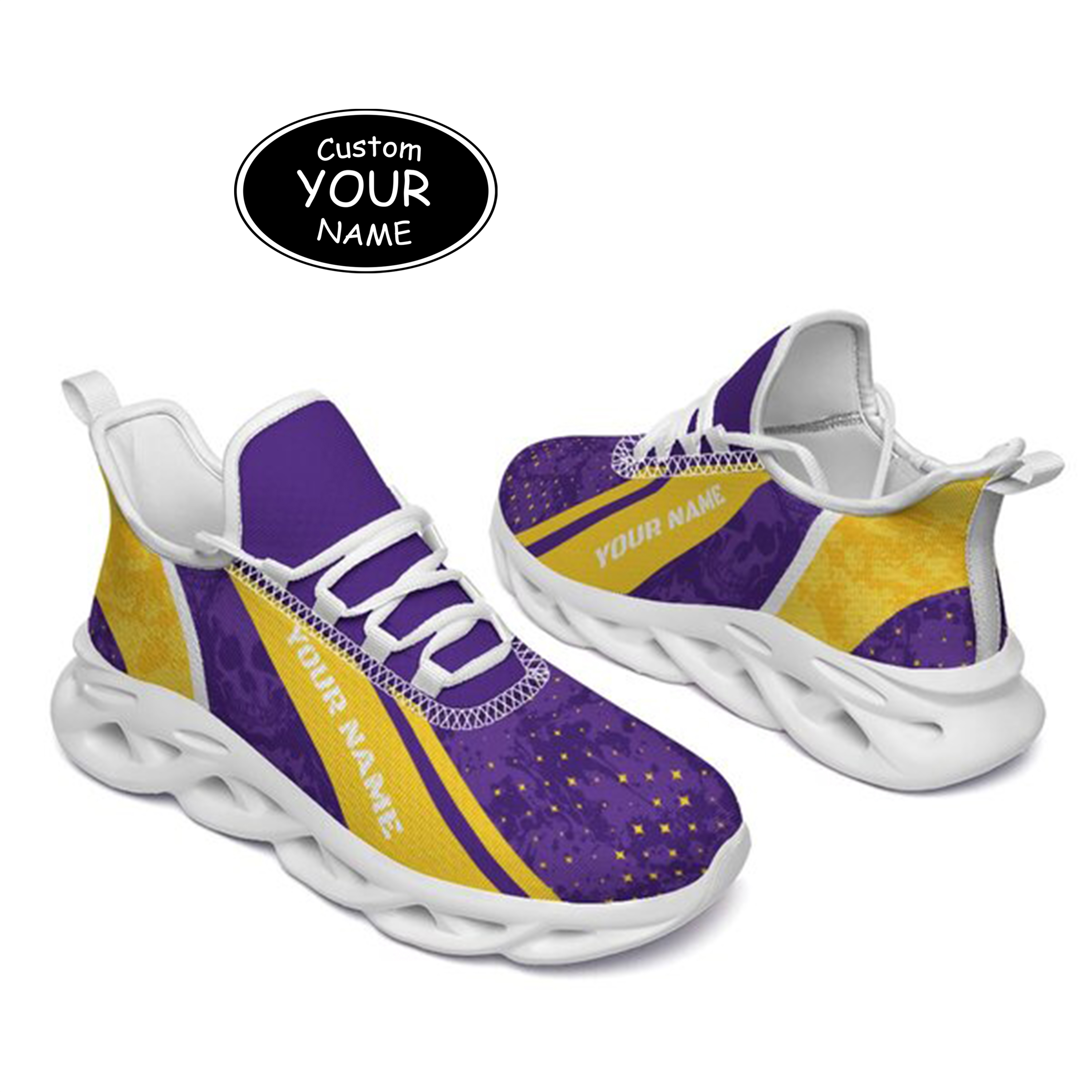 Max Sowl-25-cy-Baton Rouge-6-1, Personalized LSU Tigers Custom Max Sowl Shoes, Patriotic Running Sneakers, Custom Comfortable Walking Shoes