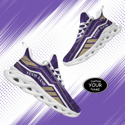Personalized Washington Huskies Custom Max Sowl Shoes, Patriotic Running Sneakers, Custom Comfortable Walking Shoes