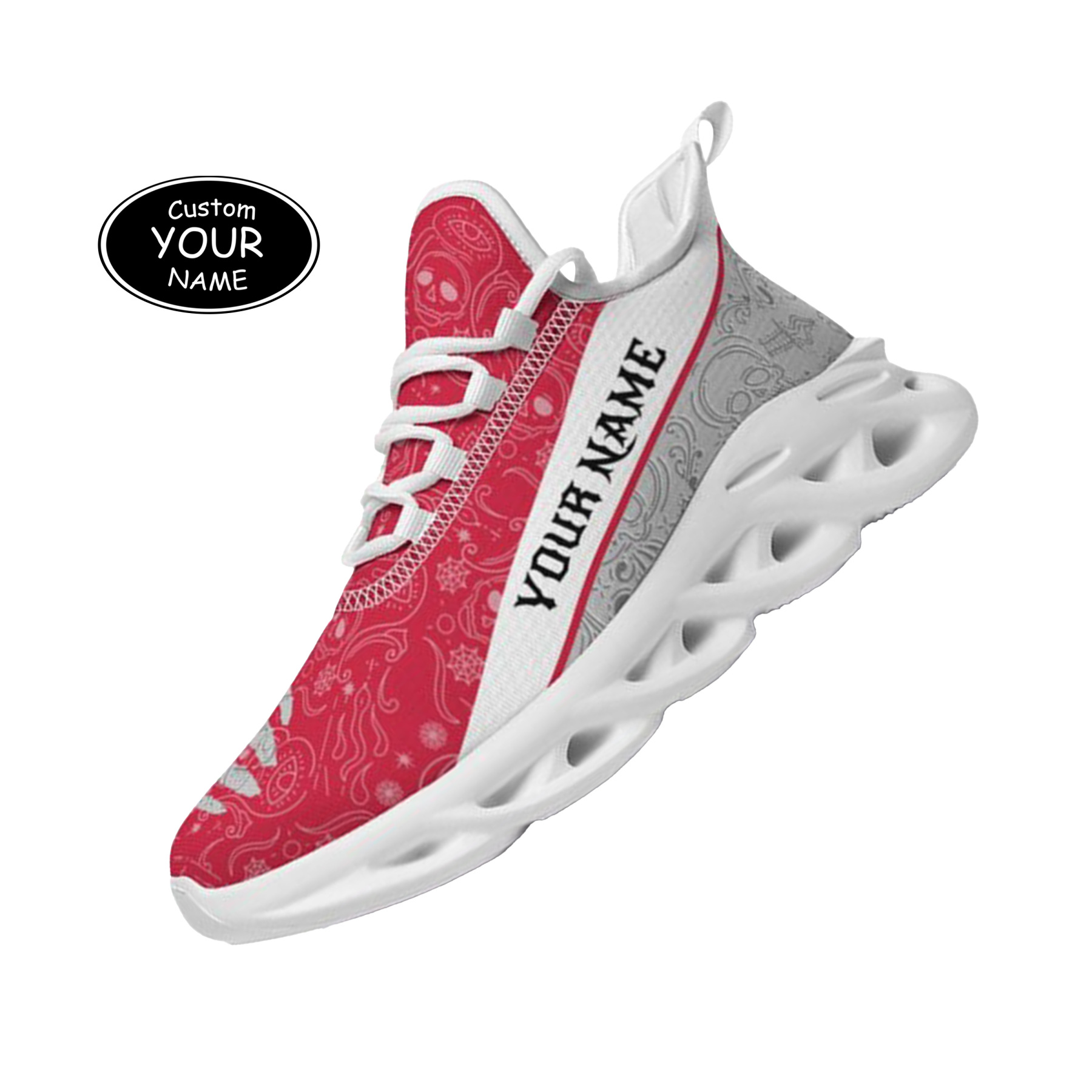 Max Sowl-25-yy-Tuscaloosa-2-2, Personalized Alabama Crimson Tide Custom Max Sowl Shoes, Patriotic Running Sneakers, Custom Comfortable Walking Shoes