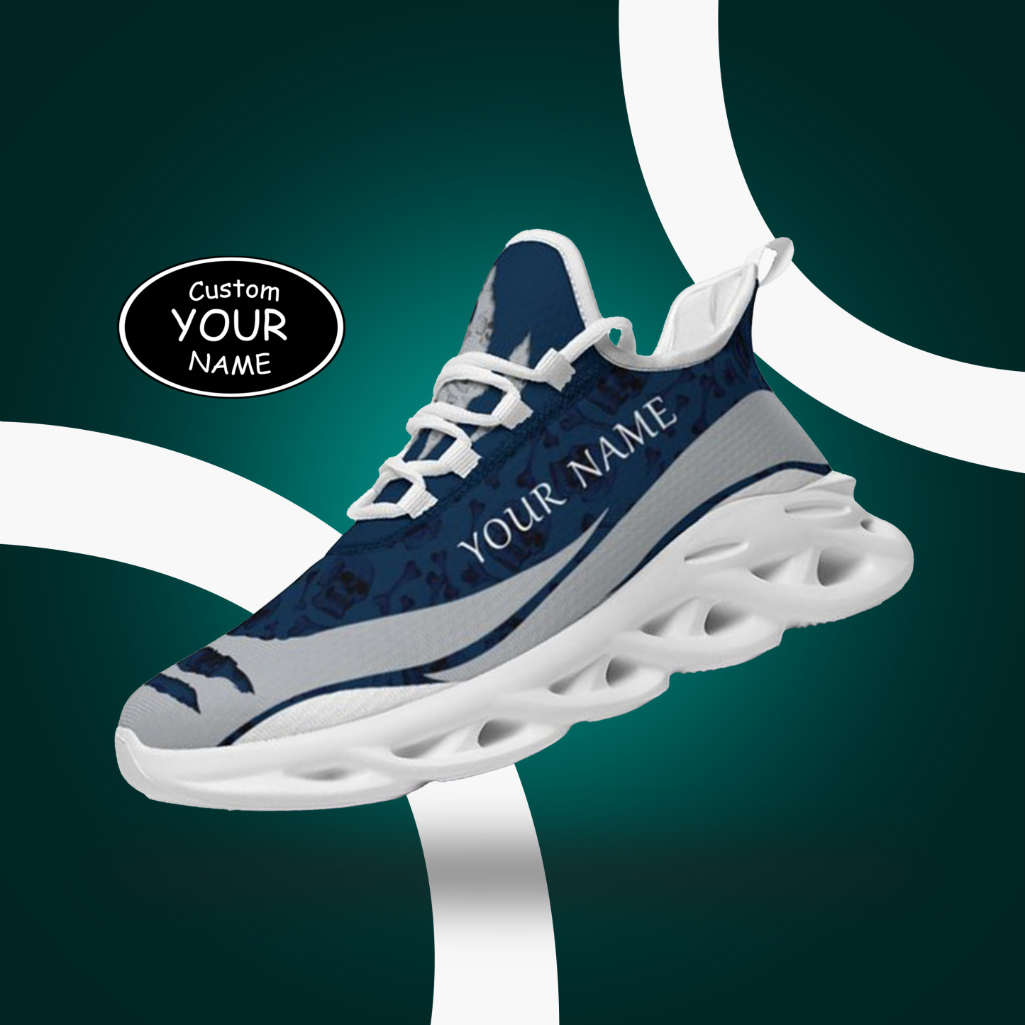 Max Sowl-25-cy-Dallas-9-3，Personalized  Dallas Sneakers, Custom Breathable Walking Shoes, Patriotic Running Shoes