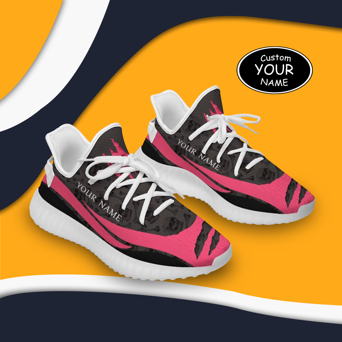 SH051-25-cy-Atlanta-3-3，Personalized  Atlanta Sneakers, Custom Breathable Walking Shoes, Patriotic Running Shoes