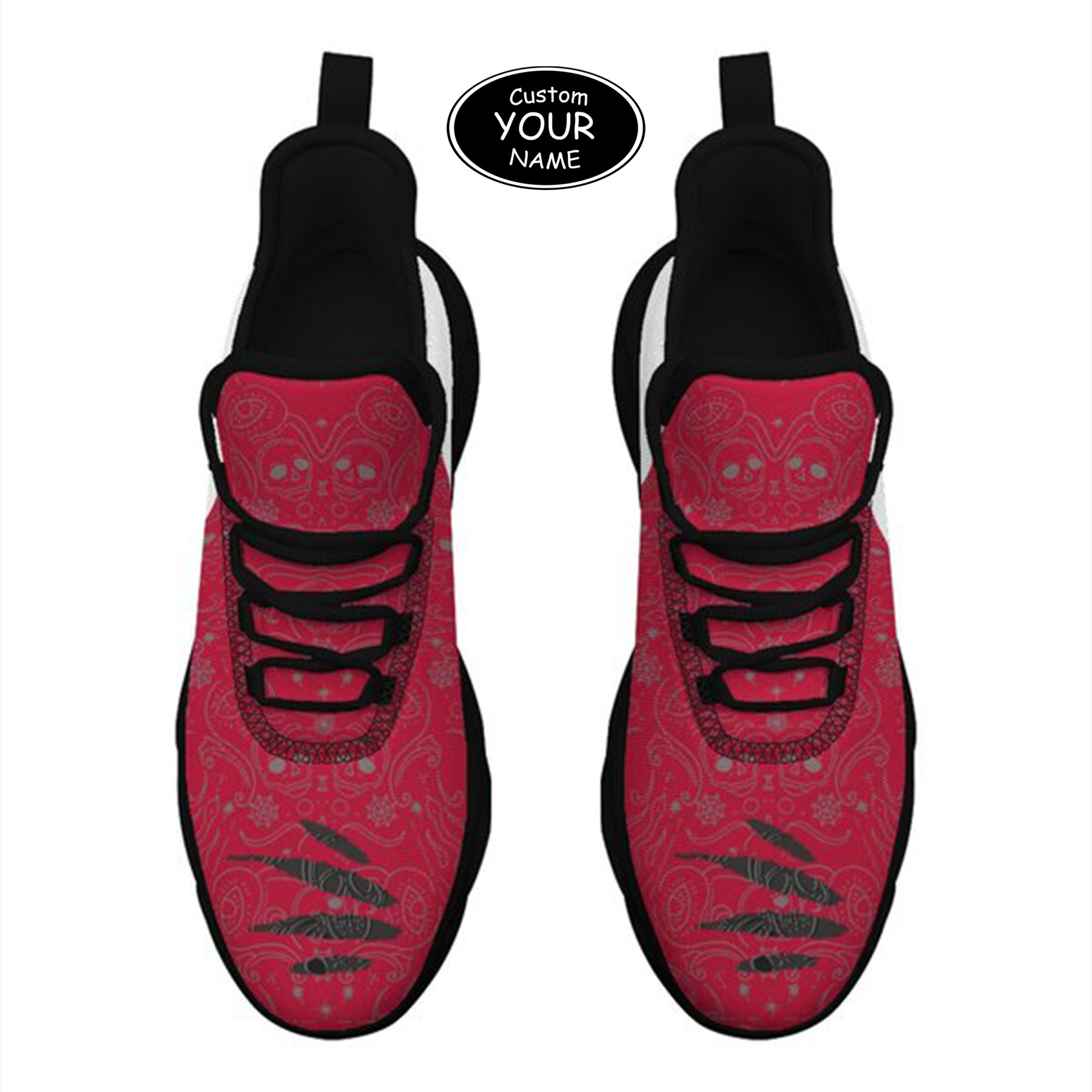 Max Sowl-25-yy-Athens-8-2, Personalized Georgia Bulldogs Custom Max Sowl Shoes, Patriotic Running Sneakers, Custom Comfortable Walking Shoes