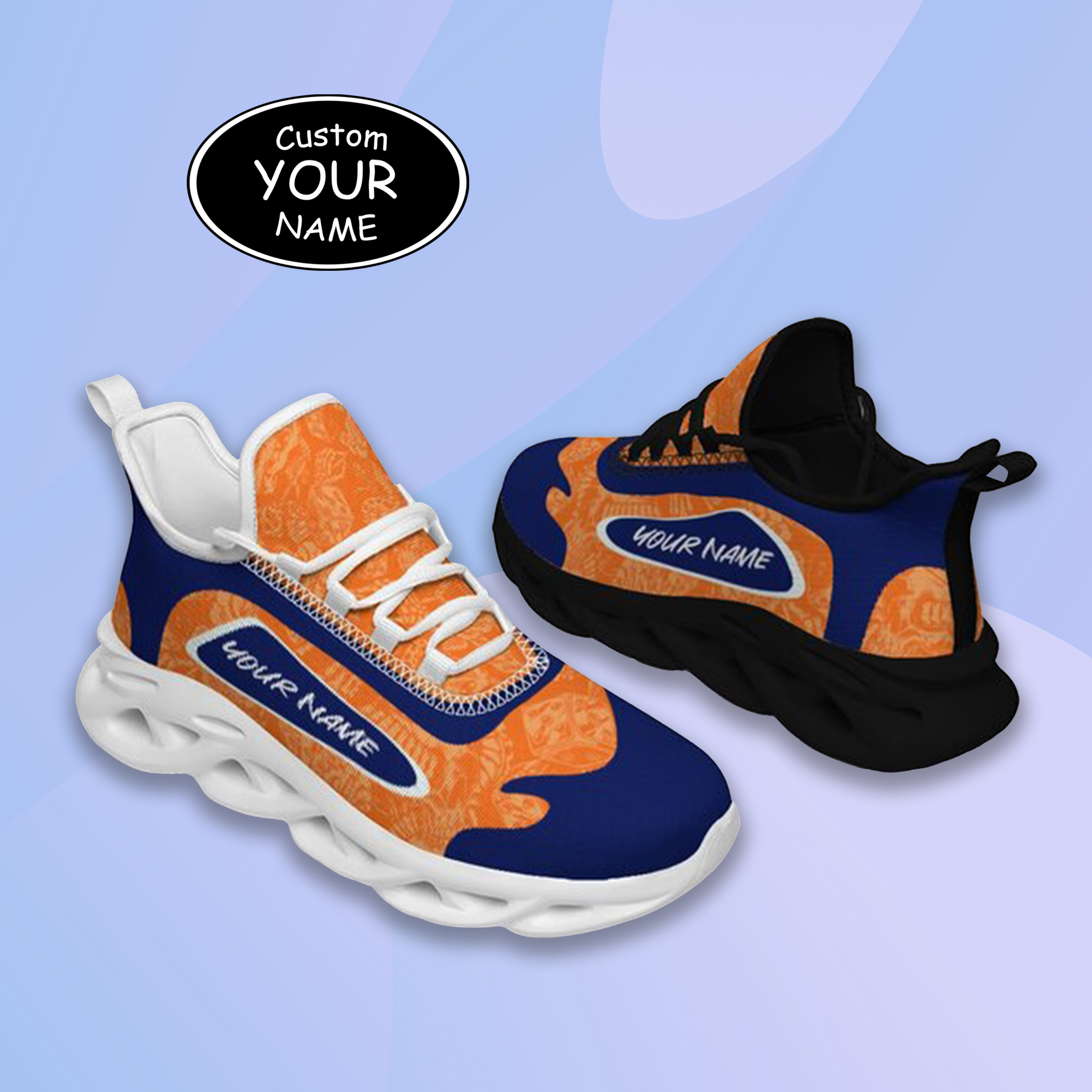 Max Sowl-25-cy-Syracuse-15-3, Personalized Syracuse Orange Custom Max Sowl Shoes, Patriotic Running Sneakers, Custom Comfortable Walking Shoes