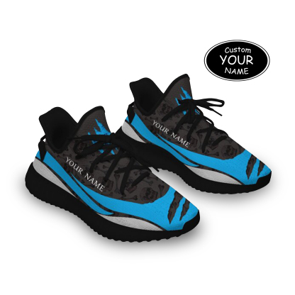 SH051-25-cy-Carolina-5-3，Personalized  Carolina Sneakers, Custom Breathable Walking Shoes, Patriotic Running Shoes