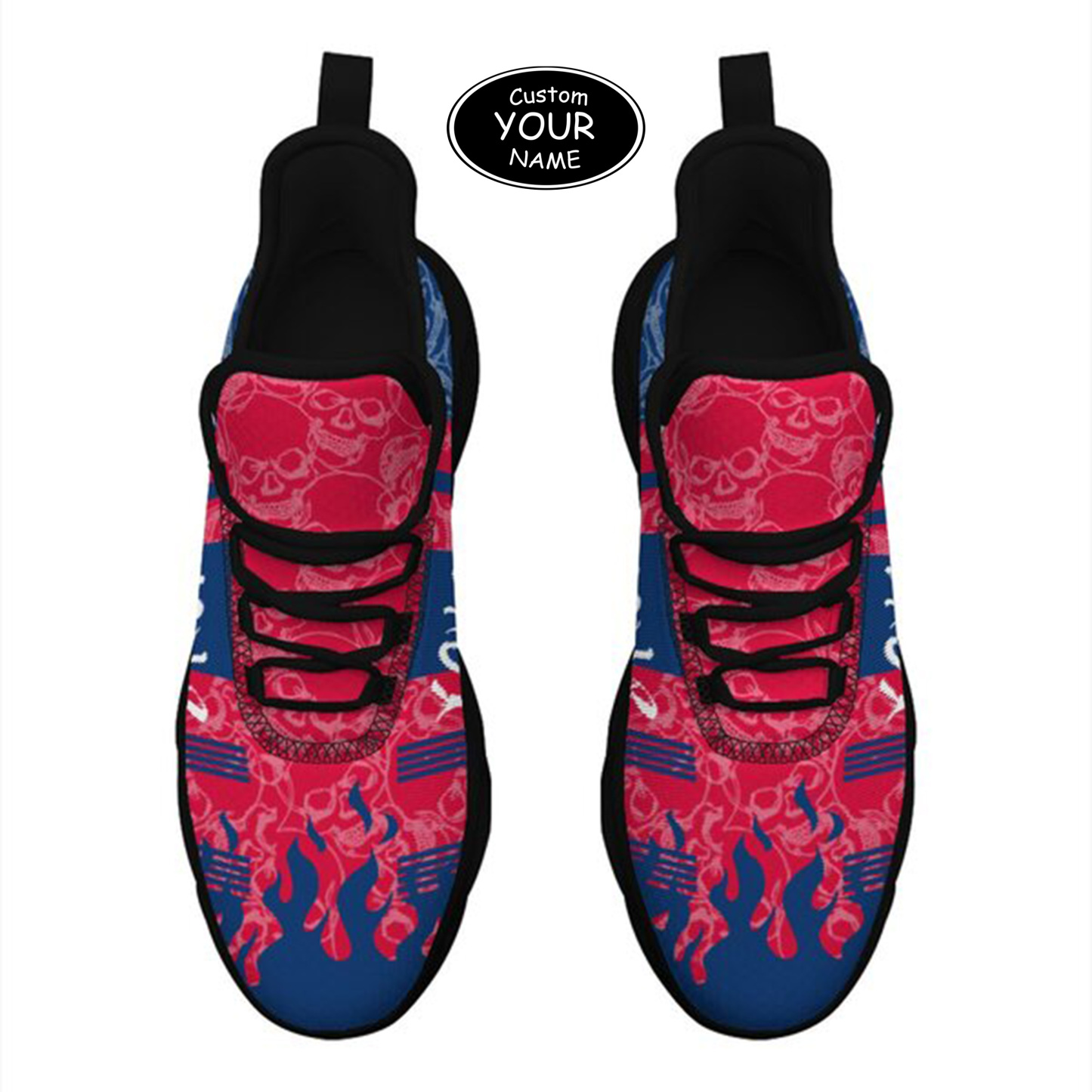 Max Sowl-25-yy-Fresno-18-3, Personalized Fresno State Bulldogs Custom Max Sowl Shoes, Patriotic Running Sneakers, Custom Comfortable Walking Shoes