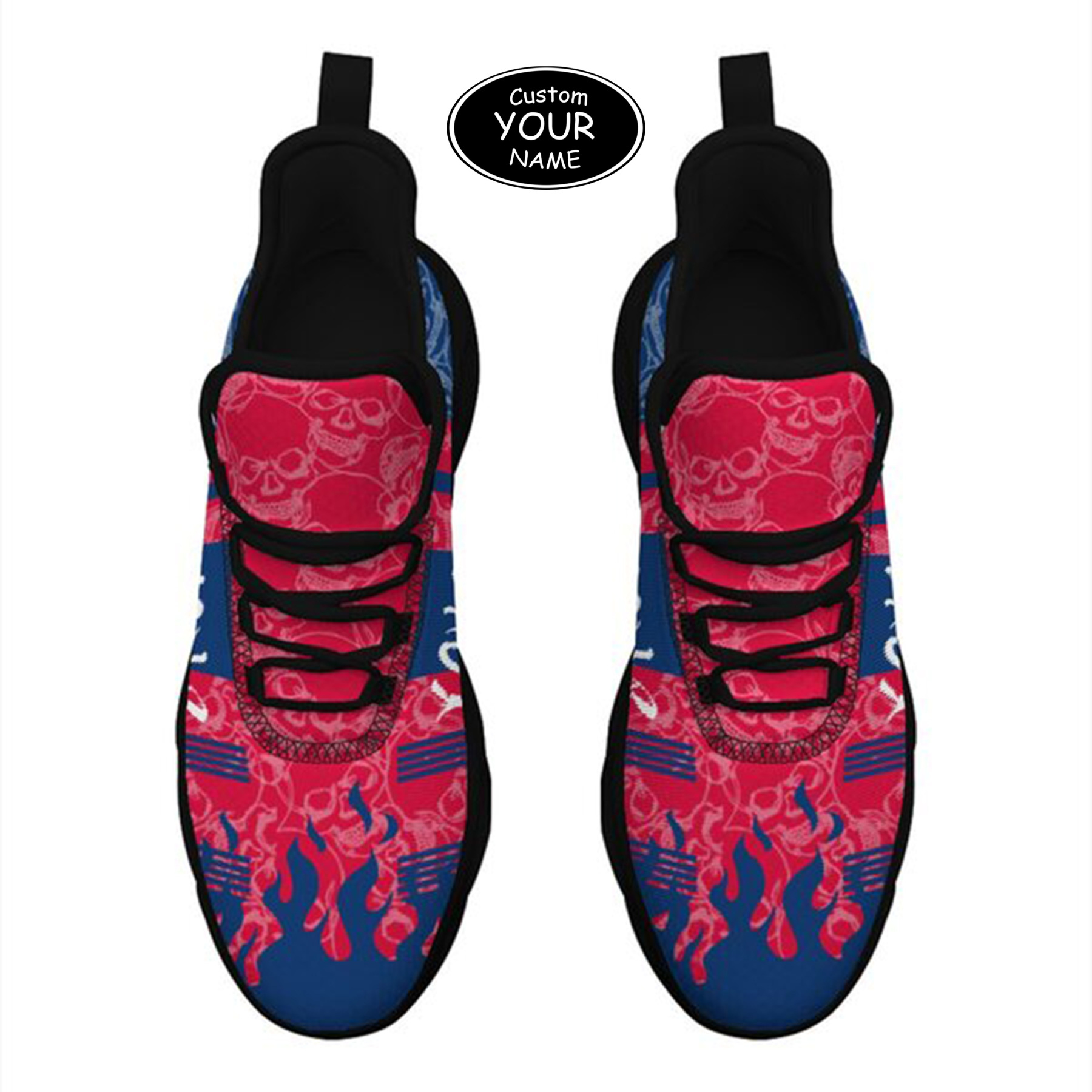 Max Sowl-25-yy-Fresno-18-3, Personalized Fresno State Bulldogs Custom Max Sowl Shoes, Patriotic Running Sneakers, Custom Comfortable Walking Shoes