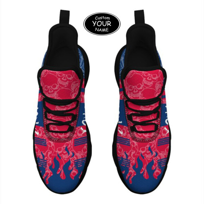 Max Sowl-25-yy-Fresno-18-3, Personalized Fresno State Bulldogs Custom Max Sowl Shoes, Patriotic Running Sneakers, Custom Comfortable Walking Shoes