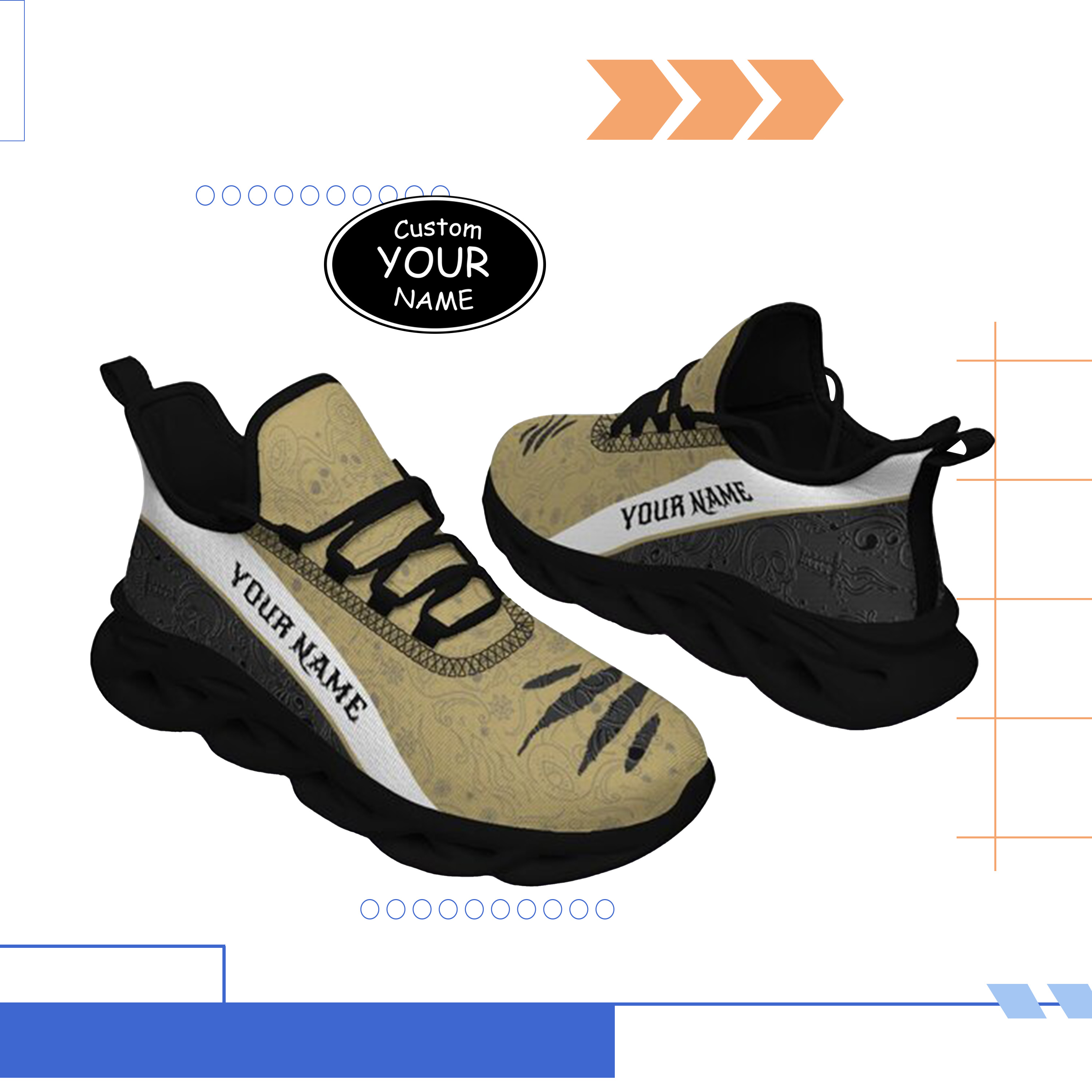 Max Sowl-25-yy-Orlando-11-2, Personalized UCF Knights Custom Max Sowl Shoes, Patriotic Running Sneakers, Custom Comfortable Walking Shoes