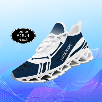 FN003-25-cy-Dallas-9-1，Personalized  Dallas Sneakers, Custom Breathable Walking Shoes, Patriotic Running Shoes
