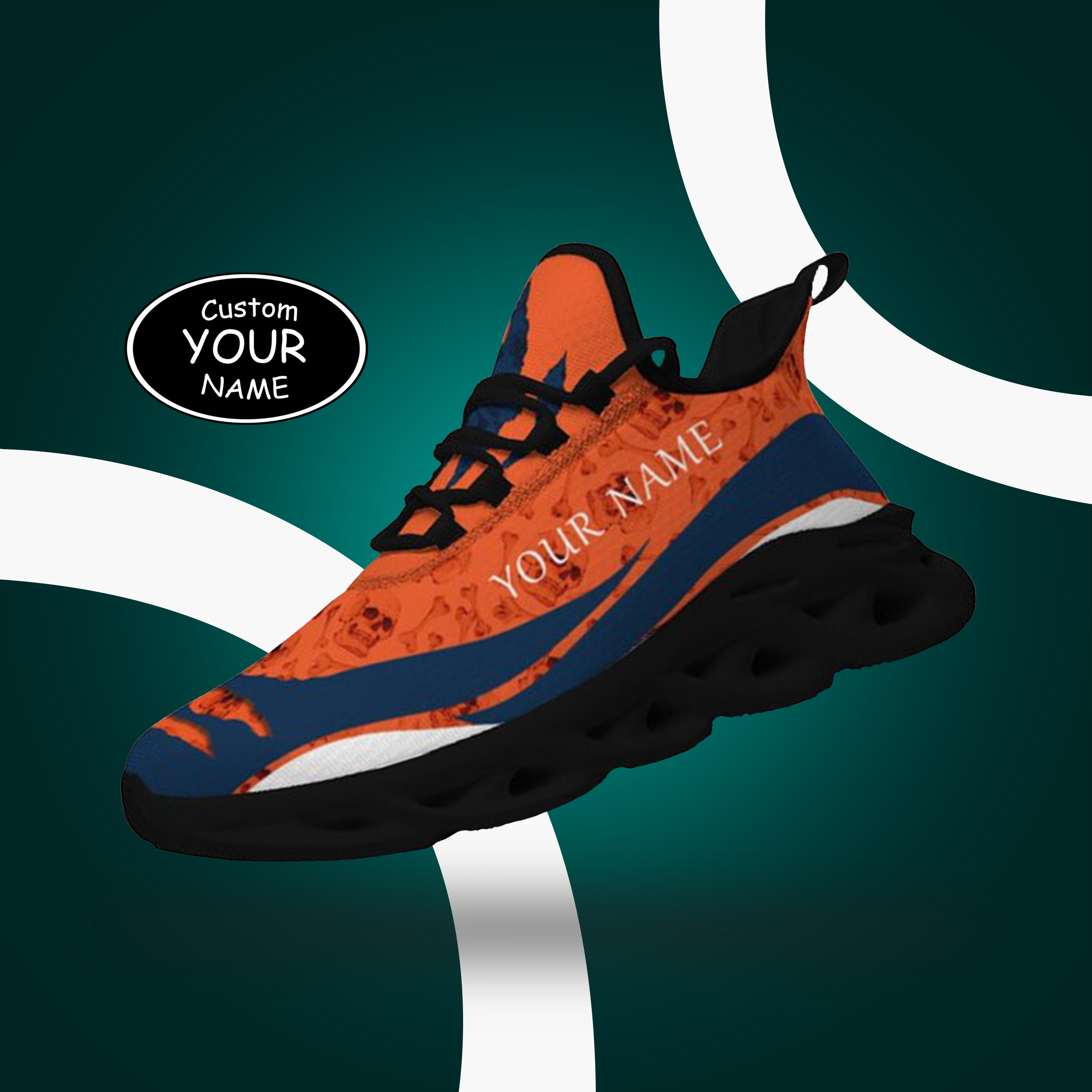 Max Sowl-25-cy-Denver-10-3，Personalized  Denver Sneakers, Custom Breathable Walking Shoes, Patriotic Running Shoes