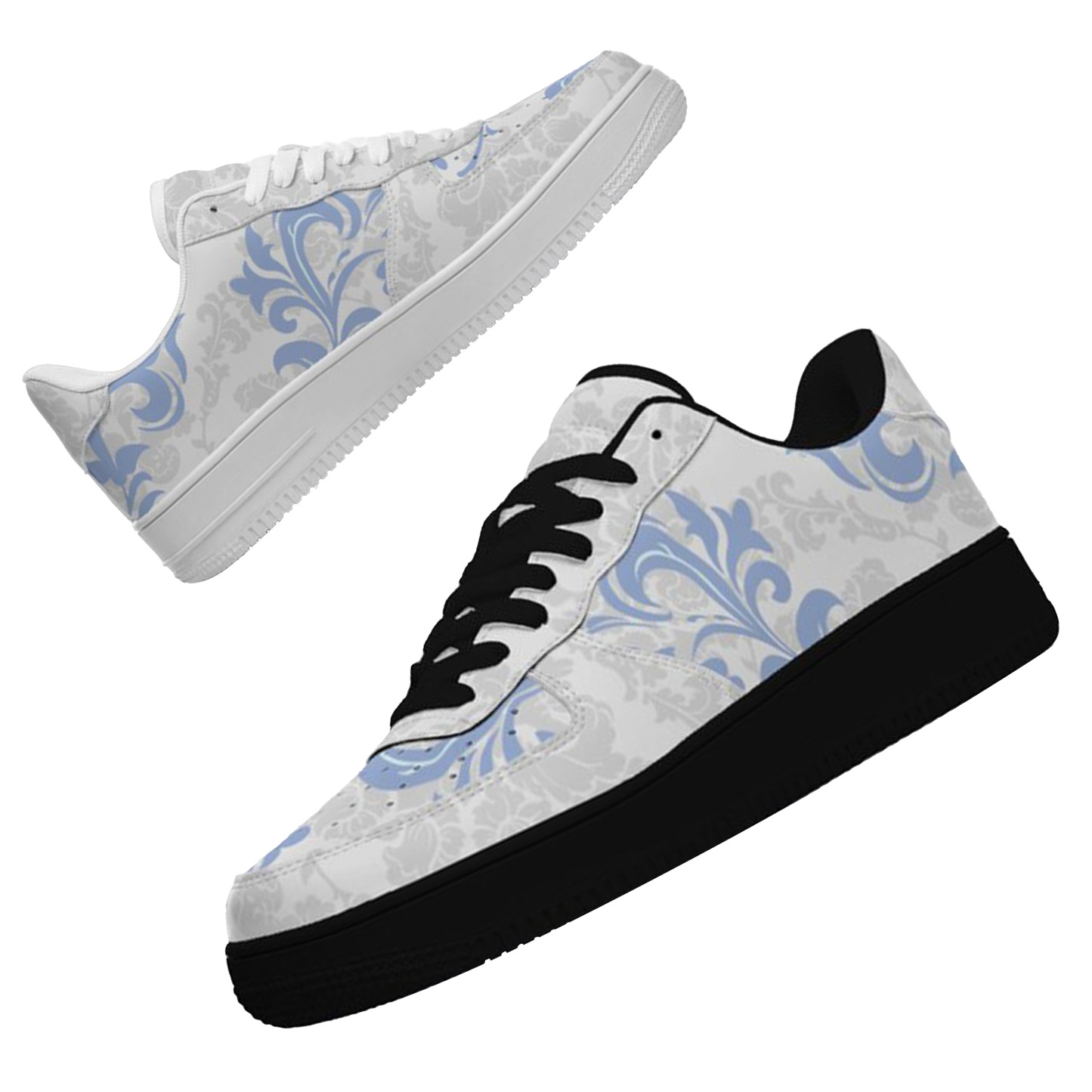 Air Force 1-25-yy-Quiet Luxe-7, Personalized Light Luxury Vintage Sneakers, Custom Printed Design, Light Breathable, Casual Walking Shoes, Fashion Sneakers