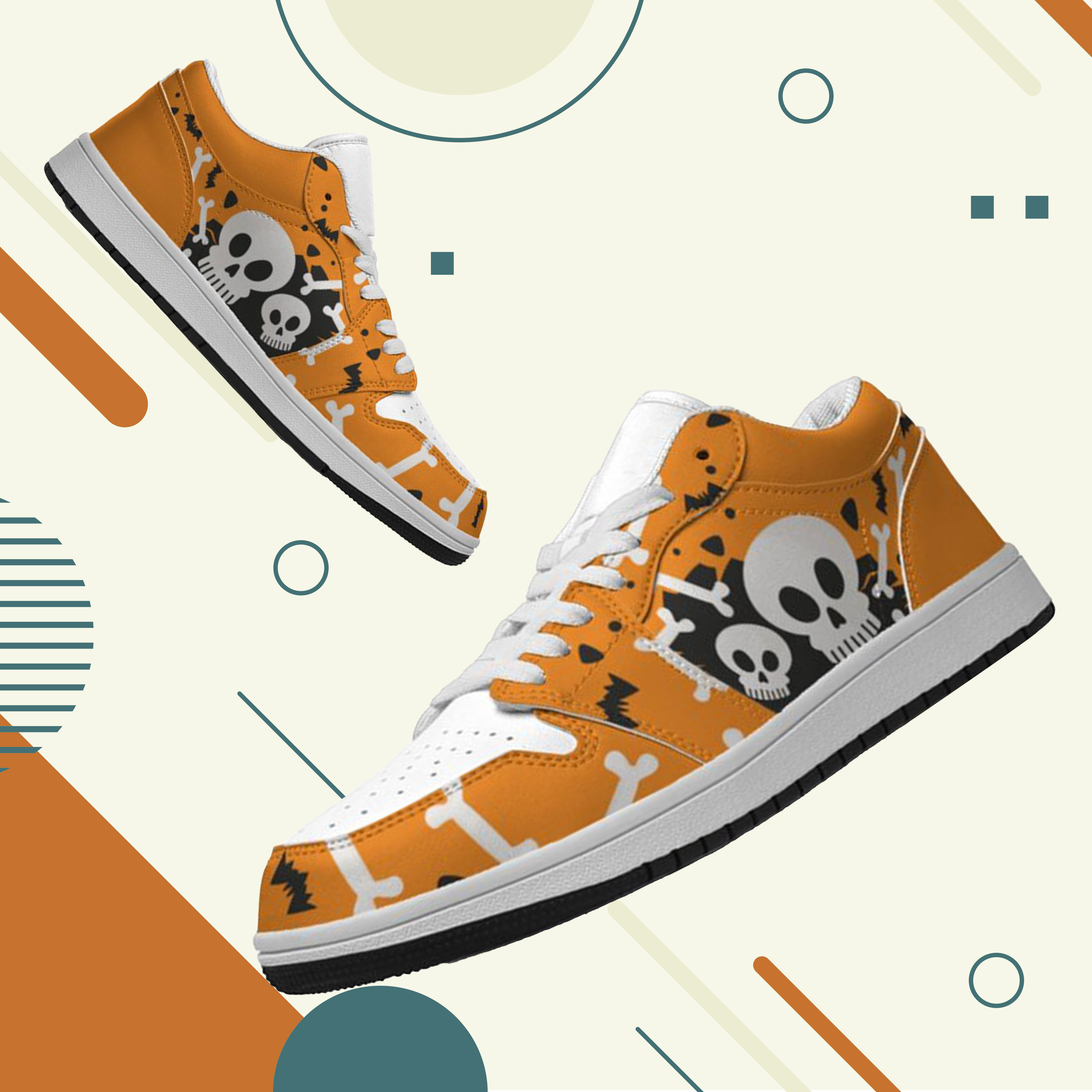 Jordan 1 Low-25-yy-skull-13, Jordan 1 Retro Low Sneakers, Personalized Gothic Shoes, Skull Design, Unisex Non Slip Walking Sneakers, Lightweight Breathable Running Shoes, Casual Sports Shoes, Unique Holidays Gifts