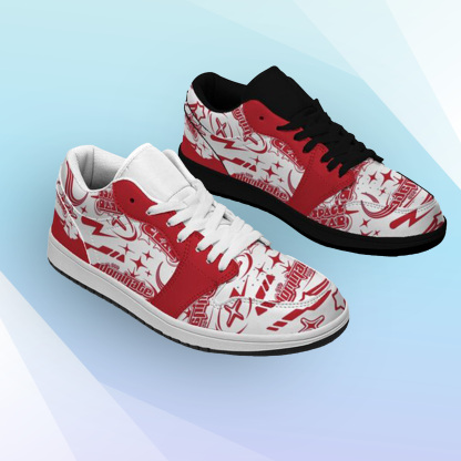 Jordan 1-25-yy-Quiet Luxe-9, Personalized Light Luxury Vintage Sneakers, Custom Printed Design, Light Breathable, Casual Walking Shoes, Fashion Sneakers