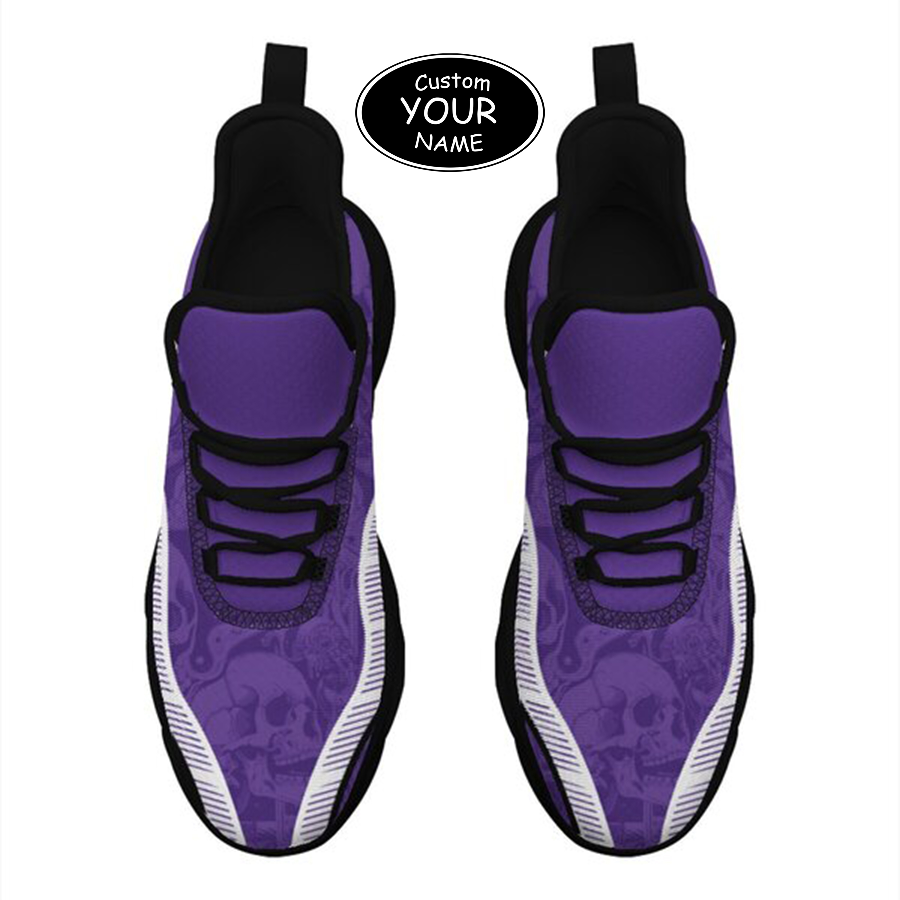 Max Sowl-25-cy-Evanston-21-2, Personalized Northwestern Wildcats Custom Max Sowl Shoes, Patriotic Running Sneakers, Custom Comfortable Walking Shoes