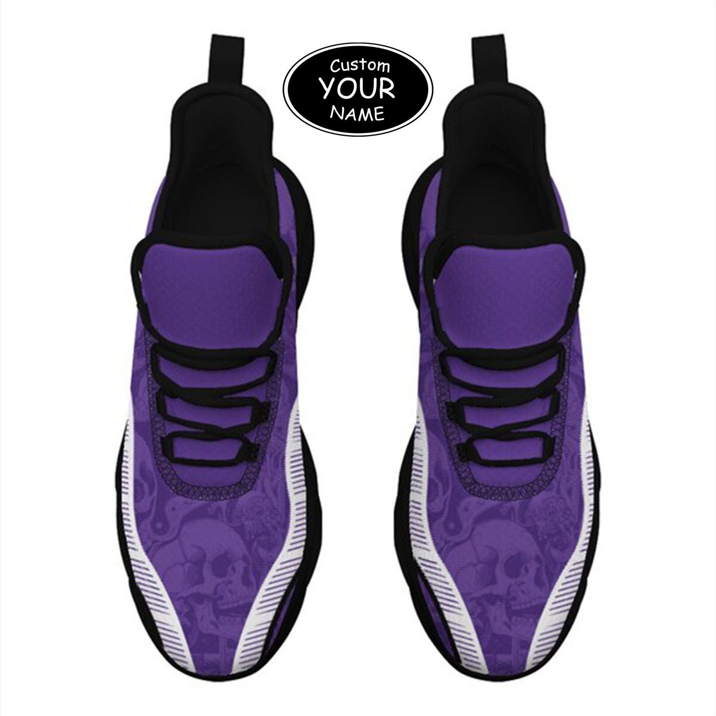 Max Sowl-25-cy-Evanston-21-2, Personalized Northwestern Wildcats Custom Max Sowl Shoes, Patriotic Running Sneakers, Custom Comfortable Walking Shoes