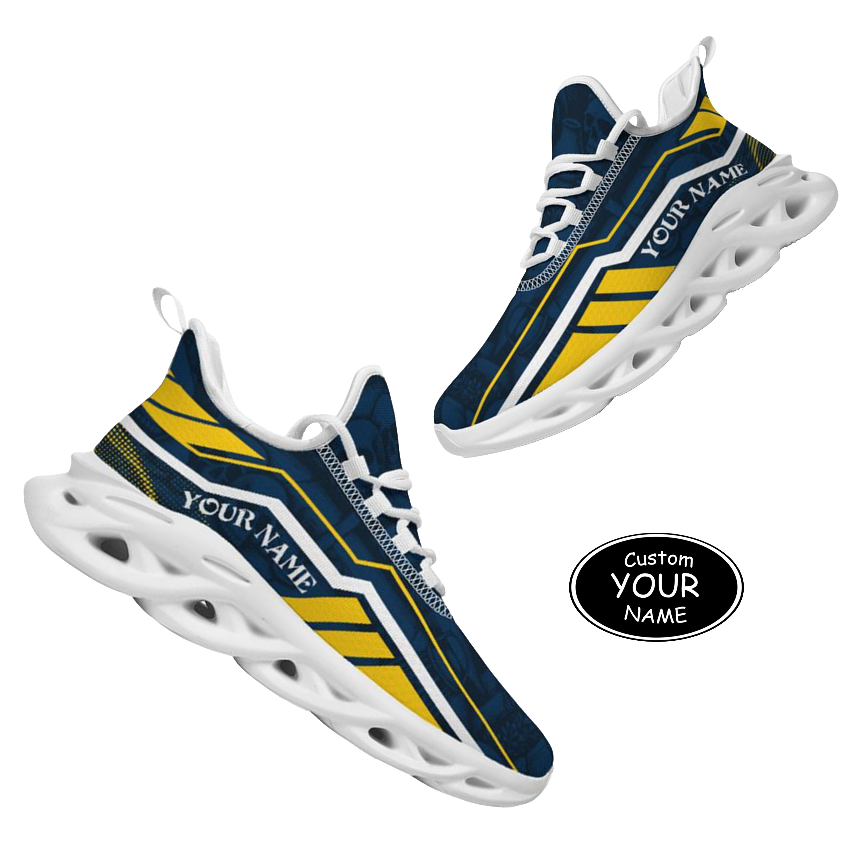 Max Sowl-25-yy-Ann Arbor-14-1, Personalized Michigan Wolverines Custom Max Sowl Shoes, Patriotic Running Sneakers, Custom Comfortable Walking Shoes
